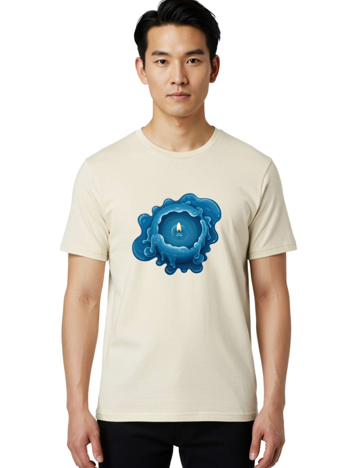 Melting-Candle Men'S Graphic Tee, 100% Cotton, Comfortable Casual Summer Wear, Machine Washable, Vintage Camera, Old Camera, Antique Camera, Black Camera, Classic Photography, Photography Equipment, Nostalgic Device, Film Camera, Camera Art Bao644