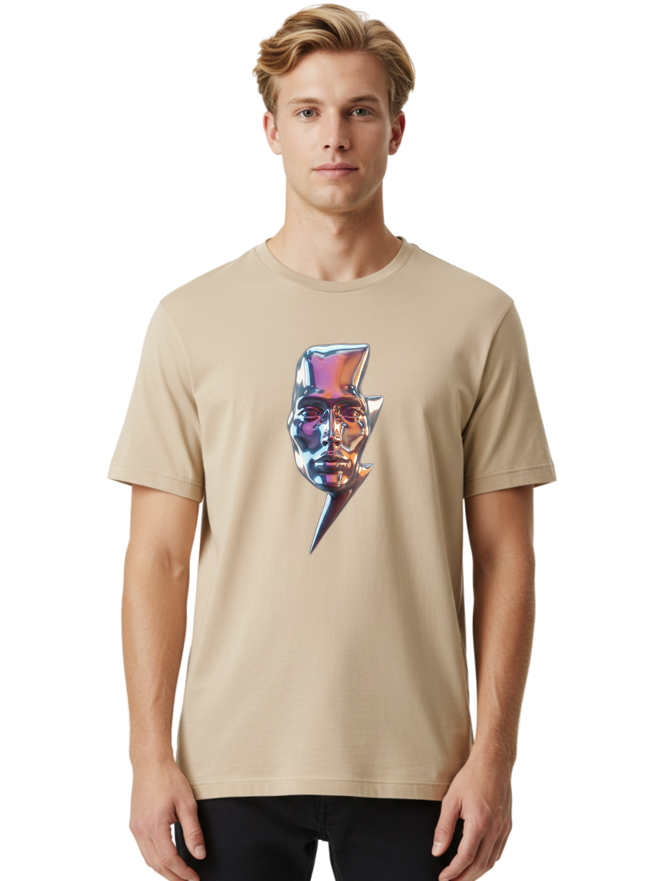 Metallic-Face Men'S Graphic Tee, 100% Cotton, Comfortable Casual Summer Wear, Machine Washable, Vintage Camera, Old Camera, Antique Camera, Black Camera, Classic Photography, Photography Equipment, Nostalgic Device, Film Camera, Camera Art Bao649