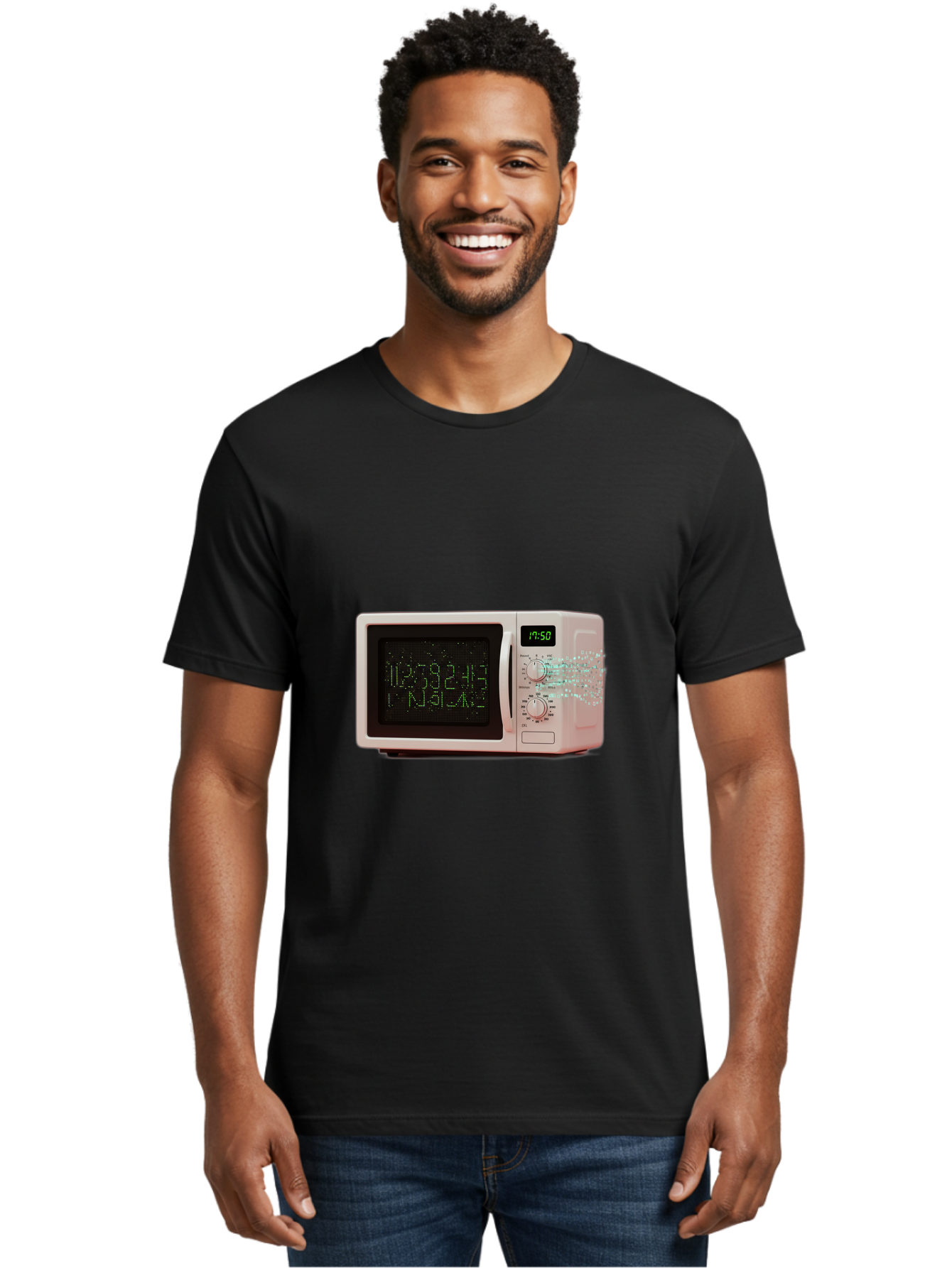 Microwave-1 Men'S Graphic Tee, 100% Cotton, Comfortable Casual Summer Wear, Machine Washable, Vintage Camera, Old Camera, Antique Camera, Black Camera, Classic Photography, Photography Equipment, Nostalgic Device, Film Camera, Camera Art Bao652