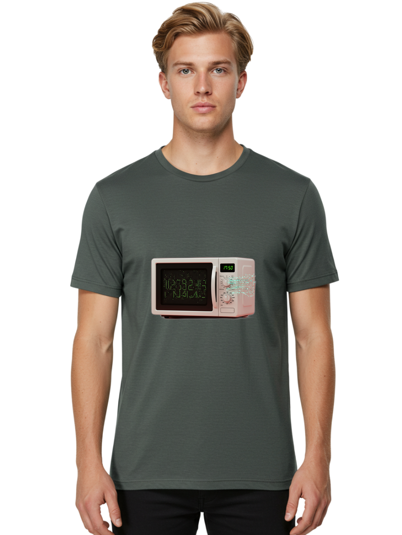 Microwave-1 Men'S Graphic Tee, 100% Cotton, Comfortable Casual Summer Wear, Machine Washable, Vintage Camera, Old Camera, Antique Camera, Black Camera, Classic Photography, Photography Equipment, Nostalgic Device, Film Camera, Camera Art Bao652