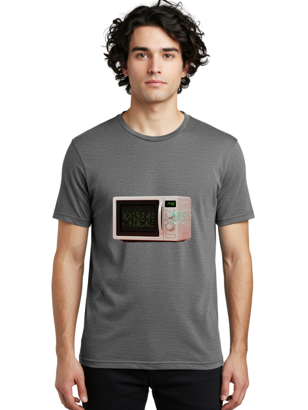 Microwave-1 Men'S Graphic Tee, 100% Cotton, Comfortable Casual Summer Wear, Machine Washable, Vintage Camera, Old Camera, Antique Camera, Black Camera, Classic Photography, Photography Equipment, Nostalgic Device, Film Camera, Camera Art Bao652