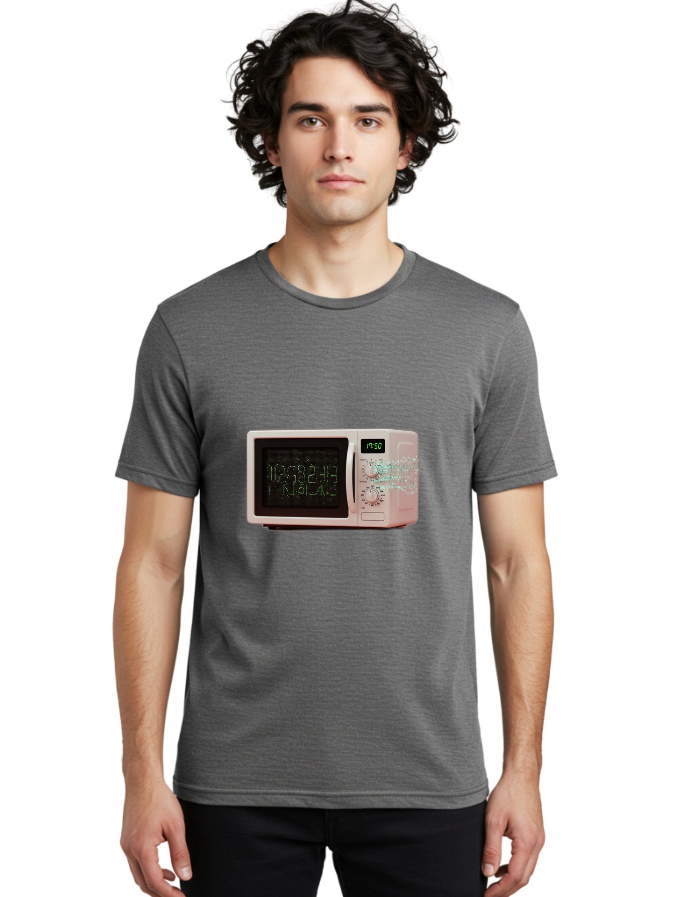 Microwave-1 Men'S Graphic Tee, 100% Cotton, Comfortable Casual Summer Wear, Machine Washable, Vintage Camera, Old Camera, Antique Camera, Black Camera, Classic Photography, Photography Equipment, Nostalgic Device, Film Camera, Camera Art Bao652