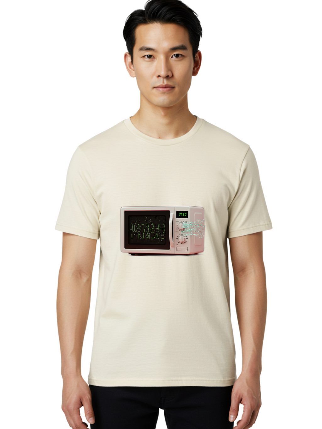 Microwave-1 Men'S Graphic Tee, 100% Cotton, Comfortable Casual Summer Wear, Machine Washable, Vintage Camera, Old Camera, Antique Camera, Black Camera, Classic Photography, Photography Equipment, Nostalgic Device, Film Camera, Camera Art Bao652