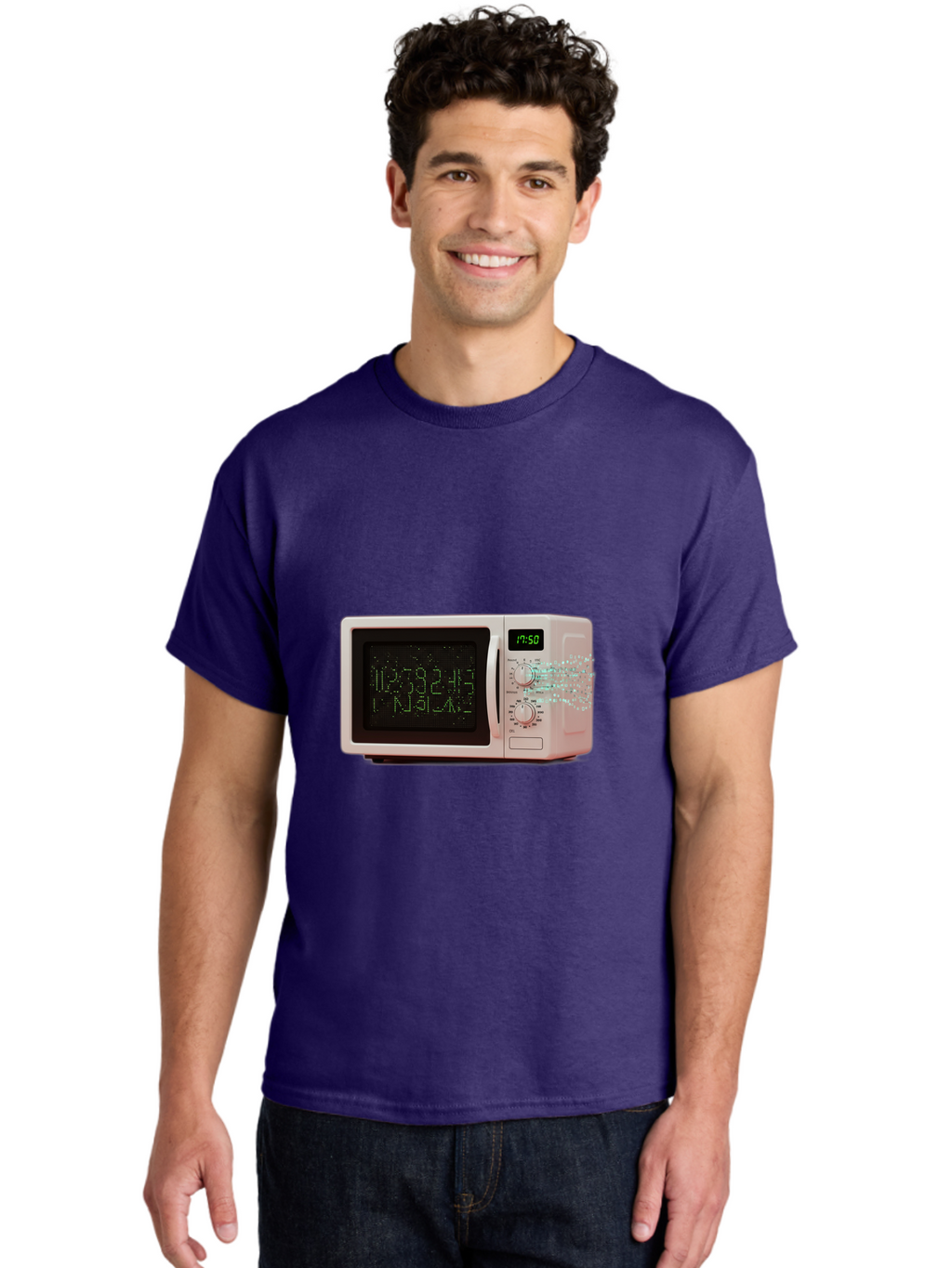 Microwave-1 Men'S Graphic Tee, 100% Cotton, Comfortable Casual Summer Wear, Machine Washable, Vintage Camera, Old Camera, Antique Camera, Black Camera, Classic Photography, Photography Equipment, Nostalgic Device, Film Camera, Camera Art Bao652