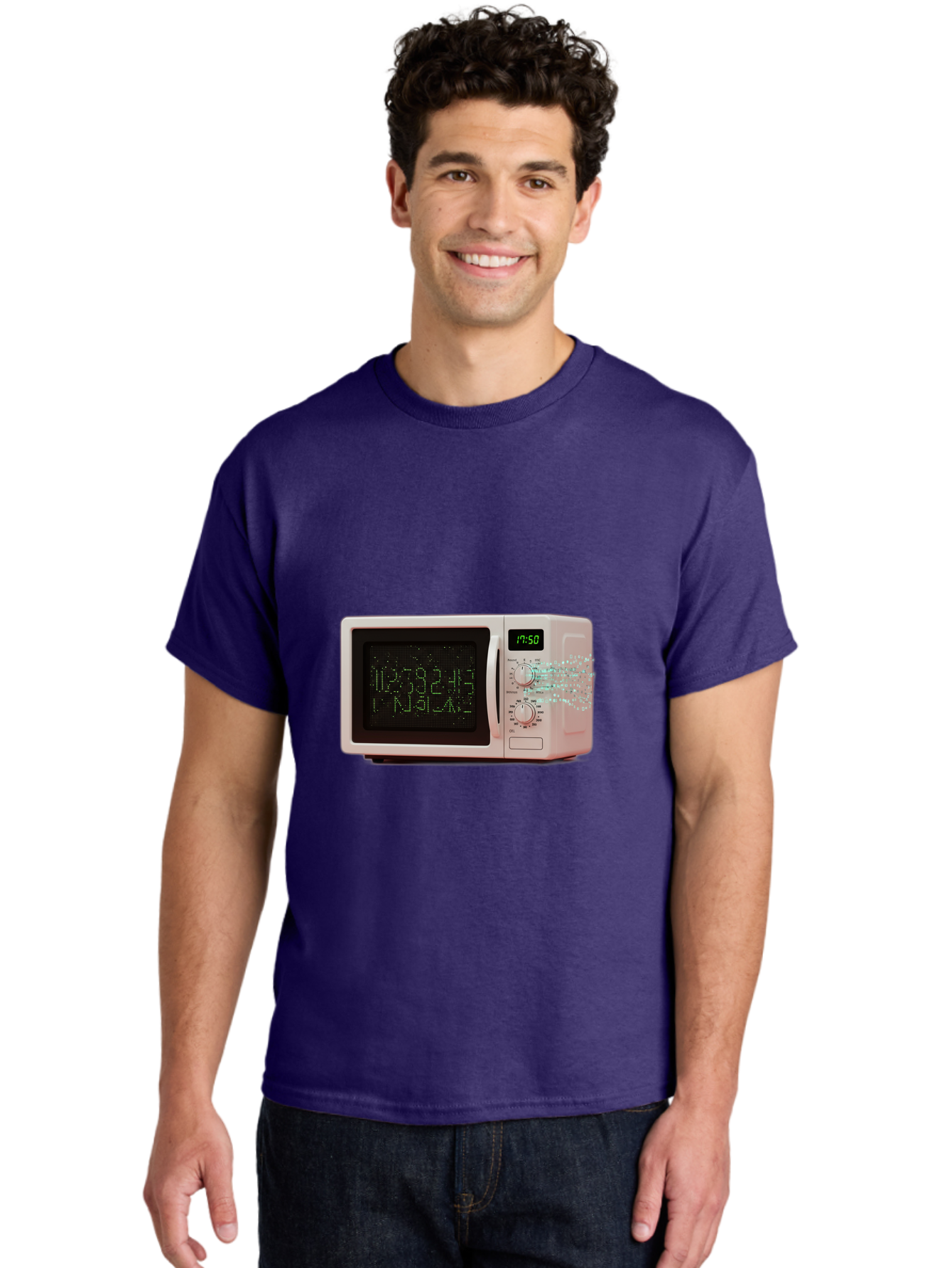 Microwave-1 Men'S Graphic Tee, 100% Cotton, Comfortable Casual Summer Wear, Machine Washable, Vintage Camera, Old Camera, Antique Camera, Black Camera, Classic Photography, Photography Equipment, Nostalgic Device, Film Camera, Camera Art Bao652