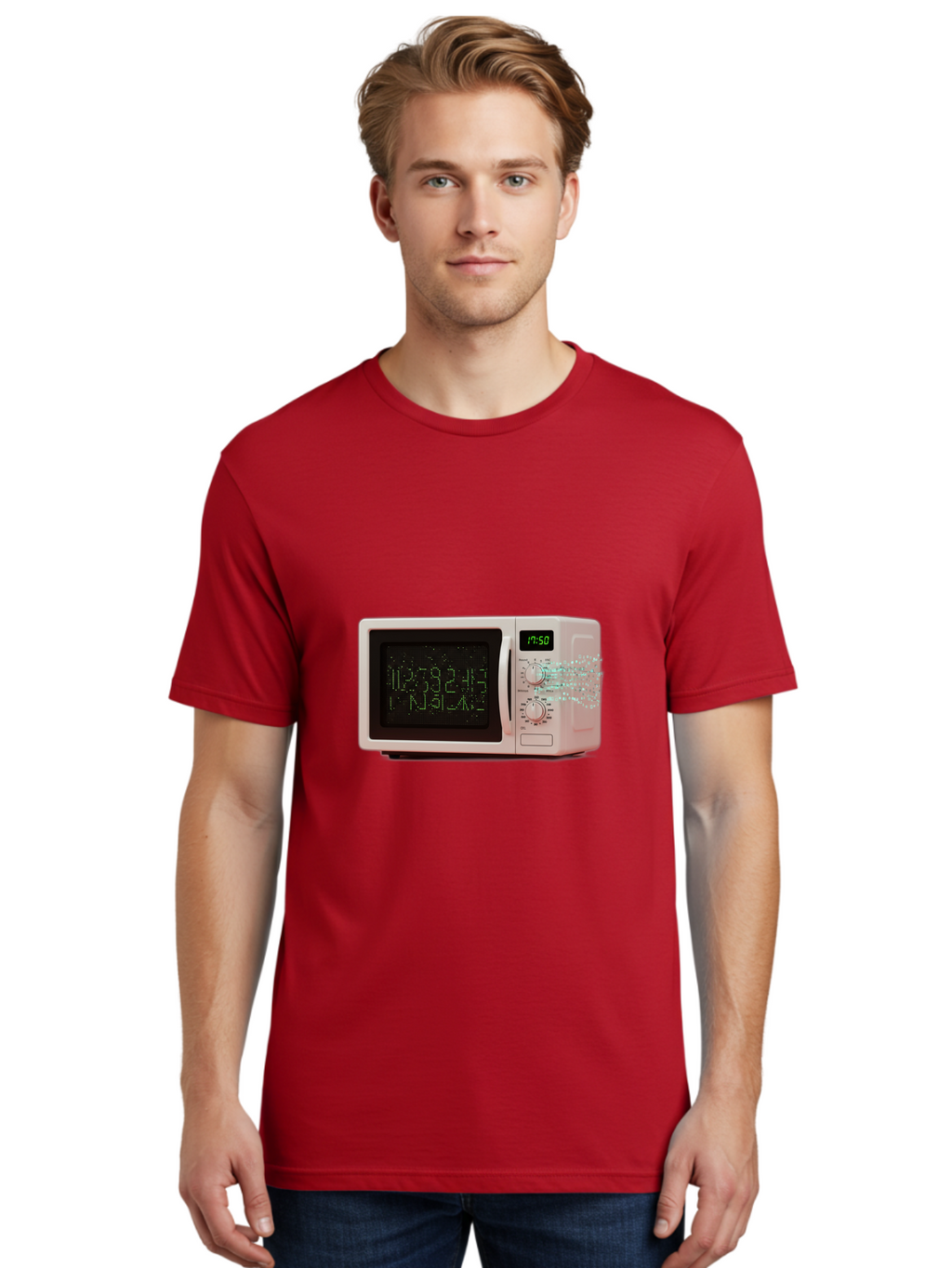 Microwave-1 Men'S Graphic Tee, 100% Cotton, Comfortable Casual Summer Wear, Machine Washable, Vintage Camera, Old Camera, Antique Camera, Black Camera, Classic Photography, Photography Equipment, Nostalgic Device, Film Camera, Camera Art Bao652