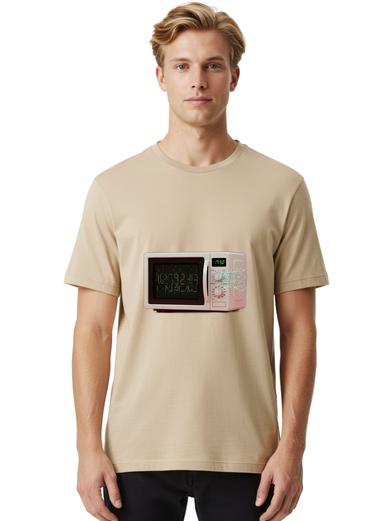 Microwave-1 Men'S Graphic Tee, 100% Cotton, Comfortable Casual Summer Wear, Machine Washable, Vintage Camera, Old Camera, Antique Camera, Black Camera, Classic Photography, Photography Equipment, Nostalgic Device, Film Camera, Camera Art Bao652