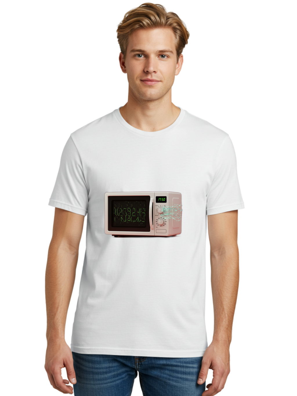 Microwave-1 Men'S Graphic Tee, 100% Cotton, Comfortable Casual Summer Wear, Machine Washable, Vintage Camera, Old Camera, Antique Camera, Black Camera, Classic Photography, Photography Equipment, Nostalgic Device, Film Camera, Camera Art Bao652