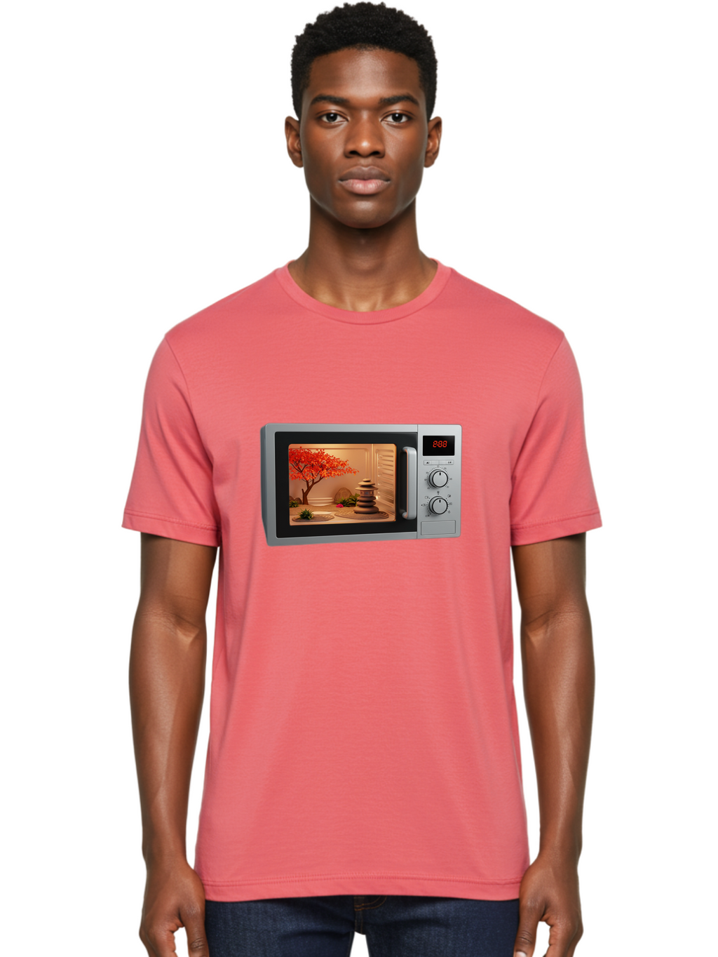 Microwave-Zen Men'S Graphic Tee, 100% Cotton, Comfortable Casual Summer Wear, Machine Washable, Vintage Camera, Old Camera, Antique Camera, Black Camera, Classic Photography, Photography Equipment, Nostalgic Device, Film Camera, Camera Art Bao654