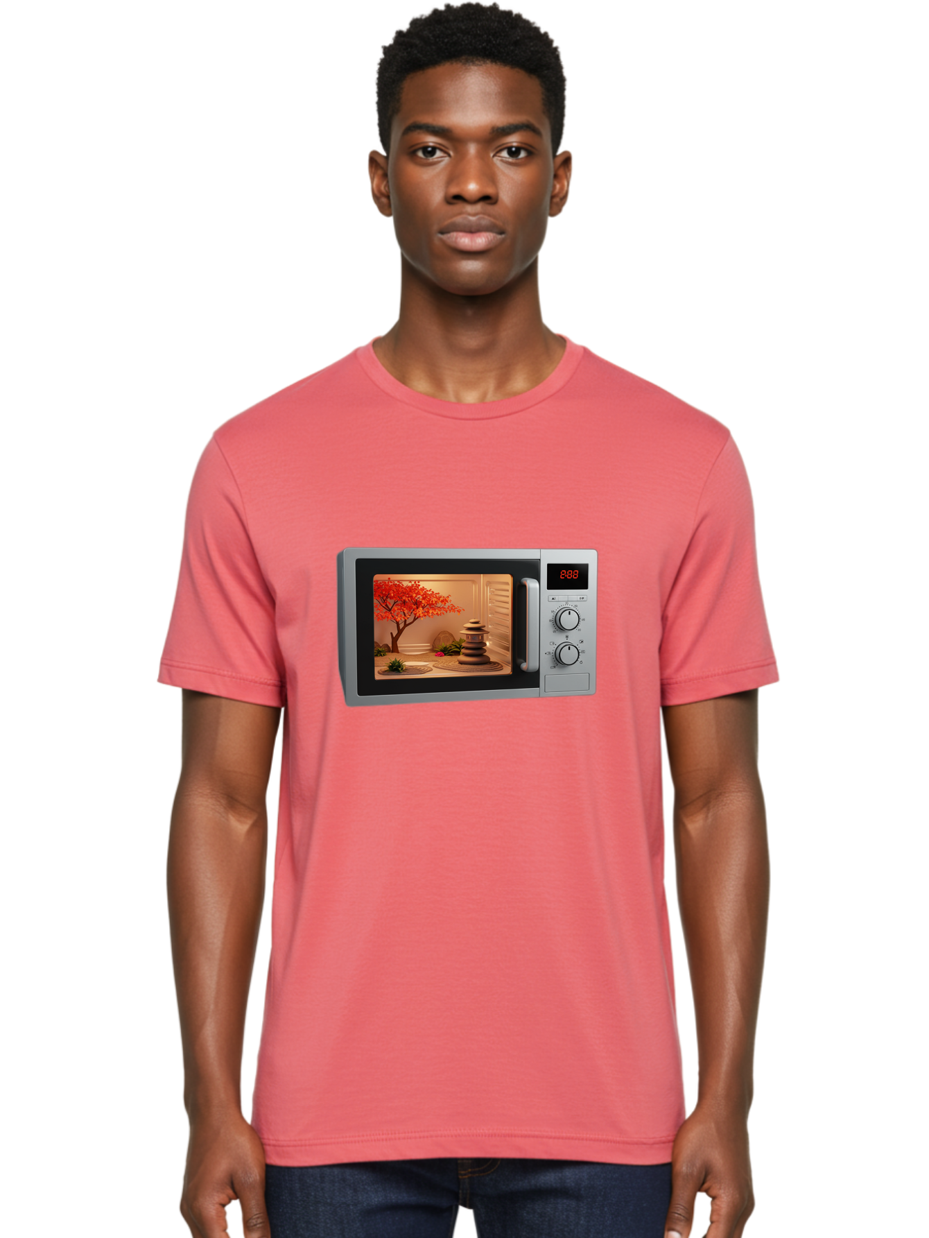 Microwave-Zen Men'S Graphic Tee, 100% Cotton, Comfortable Casual Summer Wear, Machine Washable, Vintage Camera, Old Camera, Antique Camera, Black Camera, Classic Photography, Photography Equipment, Nostalgic Device, Film Camera, Camera Art Bao654