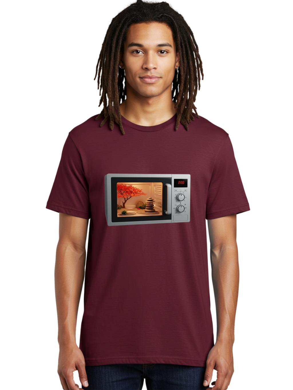 Microwave-Zen Men'S Graphic Tee, 100% Cotton, Comfortable Casual Summer Wear, Machine Washable, Vintage Camera, Old Camera, Antique Camera, Black Camera, Classic Photography, Photography Equipment, Nostalgic Device, Film Camera, Camera Art Bao654
