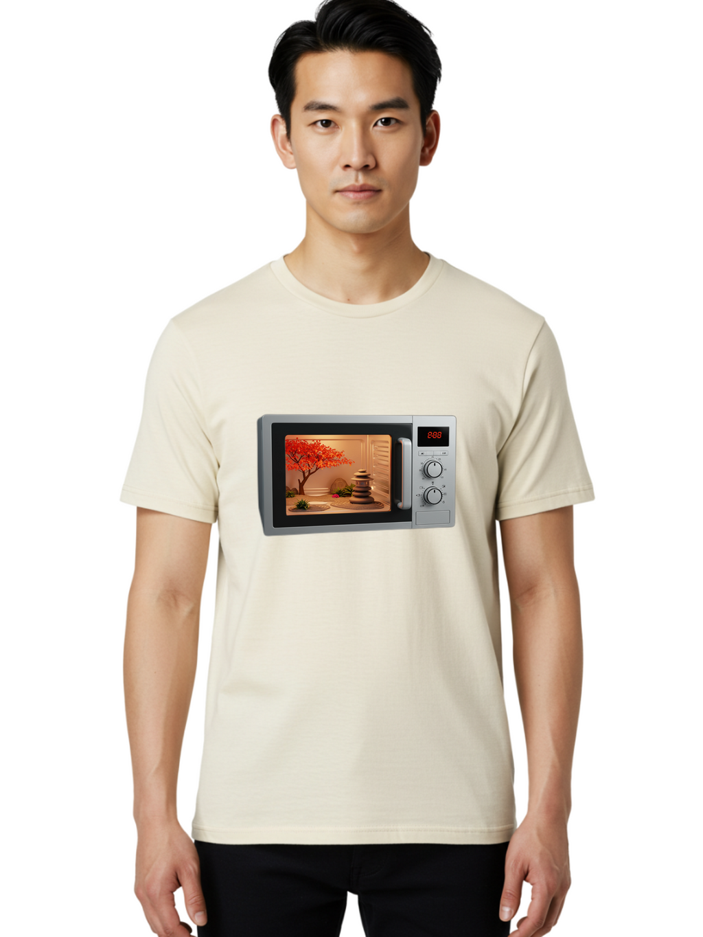 Microwave-Zen Men'S Graphic Tee, 100% Cotton, Comfortable Casual Summer Wear, Machine Washable, Vintage Camera, Old Camera, Antique Camera, Black Camera, Classic Photography, Photography Equipment, Nostalgic Device, Film Camera, Camera Art Bao654