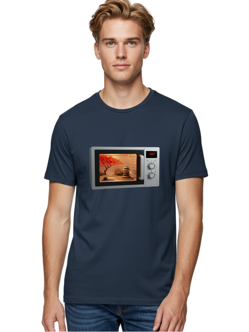 Microwave-Zen Men'S Graphic Tee, 100% Cotton, Comfortable Casual Summer Wear, Machine Washable, Vintage Camera, Old Camera, Antique Camera, Black Camera, Classic Photography, Photography Equipment, Nostalgic Device, Film Camera, Camera Art Bao654