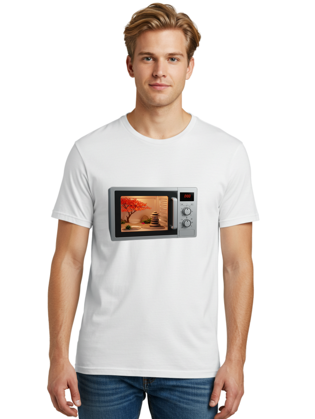 Microwave-Zen Men'S Graphic Tee, 100% Cotton, Comfortable Casual Summer Wear, Machine Washable, Vintage Camera, Old Camera, Antique Camera, Black Camera, Classic Photography, Photography Equipment, Nostalgic Device, Film Camera, Camera Art Bao654