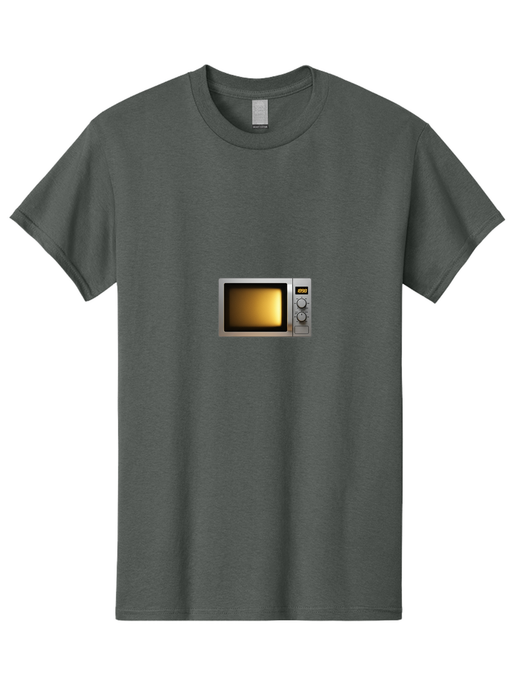 Microwave Men'S Graphic Tee, 100% Cotton, Comfortable Casual Summer Wear, Machine Washable, Vintage Camera, Old Camera, Antique Camera, Black Camera, Classic Photography, Photography Equipment, Nostalgic Device, Film Camera, Camera Art Bao655