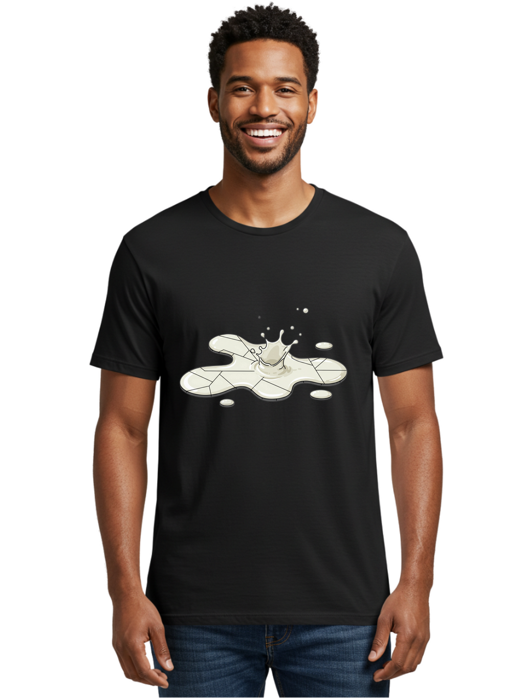 Milk-Splash Men'S Graphic Tee, 100% Cotton, Comfortable Casual Summer Wear, Machine Washable, Vintage Camera, Old Camera, Antique Camera, Black Camera, Classic Photography, Photography Equipment, Nostalgic Device, Film Camera, Camera Art Bao656