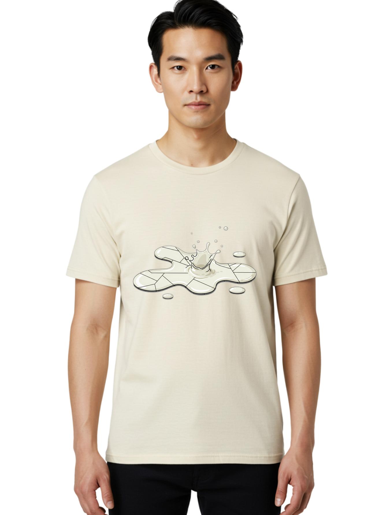 Milk-Splash Men'S Graphic Tee, 100% Cotton, Comfortable Casual Summer Wear, Machine Washable, Vintage Camera, Old Camera, Antique Camera, Black Camera, Classic Photography, Photography Equipment, Nostalgic Device, Film Camera, Camera Art Bao656