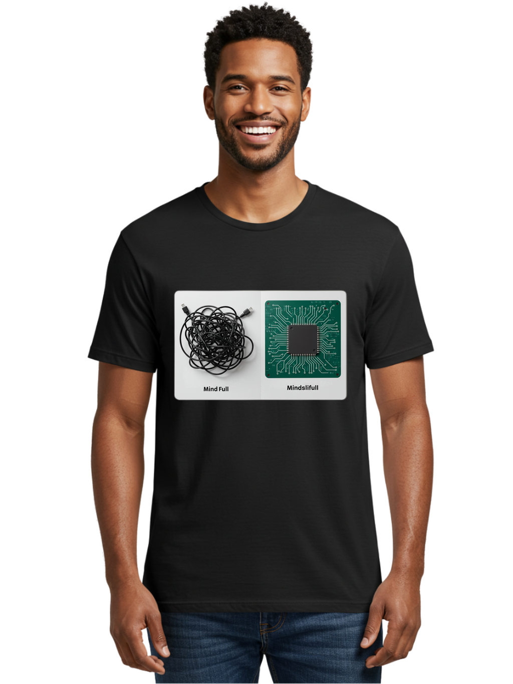 Mind-Full-Minds-Lifull Men'S Graphic Tee, 100% Cotton, Comfortable Casual Summer Wear, Machine Washable, Vintage Camera, Old Camera, Antique Camera, Black Camera, Classic Photography, Photography Equipment, Nostalgic Device, Film Camera, Bao657