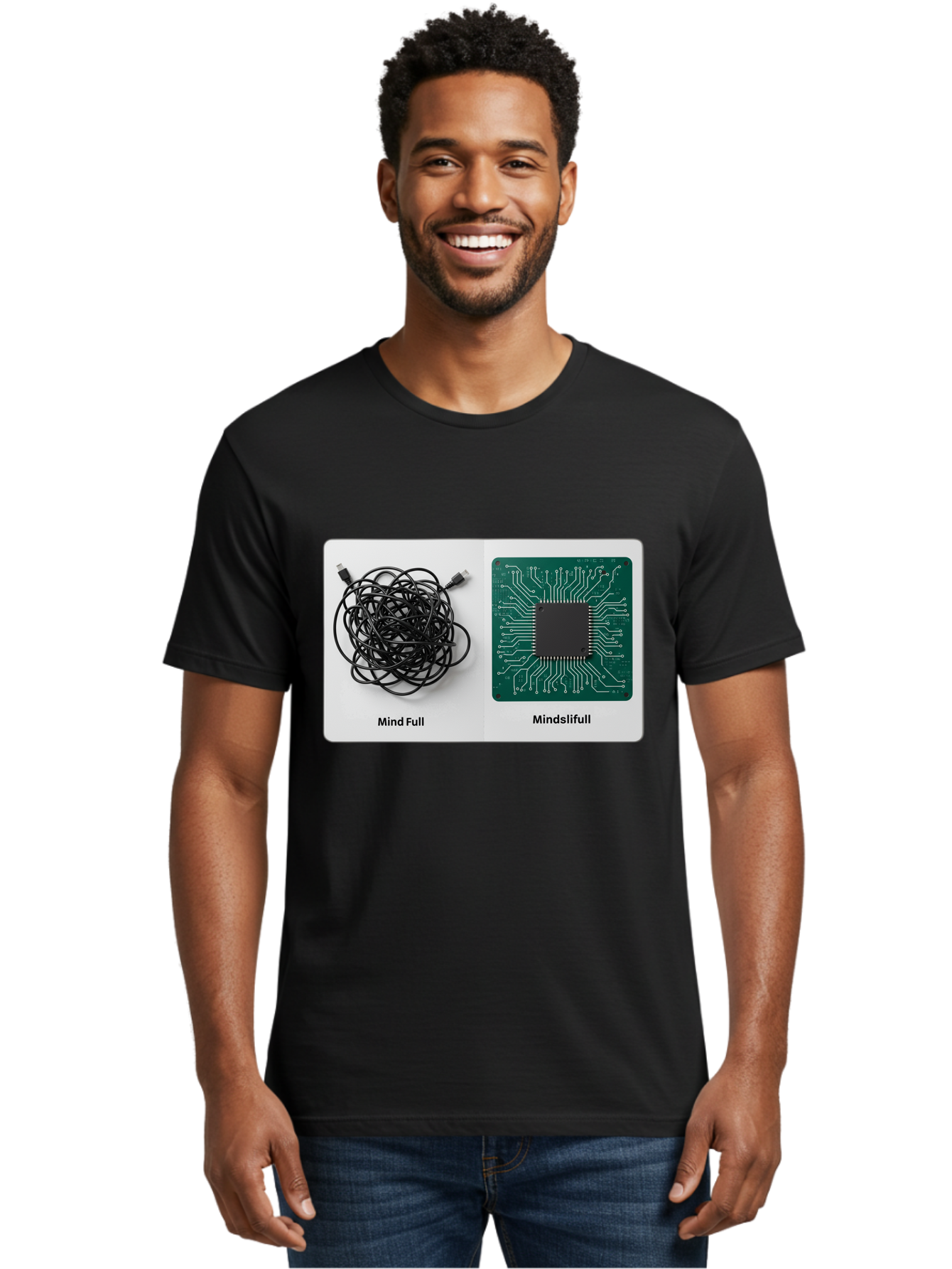 Mind-Full-Minds-Lifull Men'S Graphic Tee, 100% Cotton, Comfortable Casual Summer Wear, Machine Washable, Vintage Camera, Old Camera, Antique Camera, Black Camera, Classic Photography, Photography Equipment, Nostalgic Device, Film Camera, Bao657