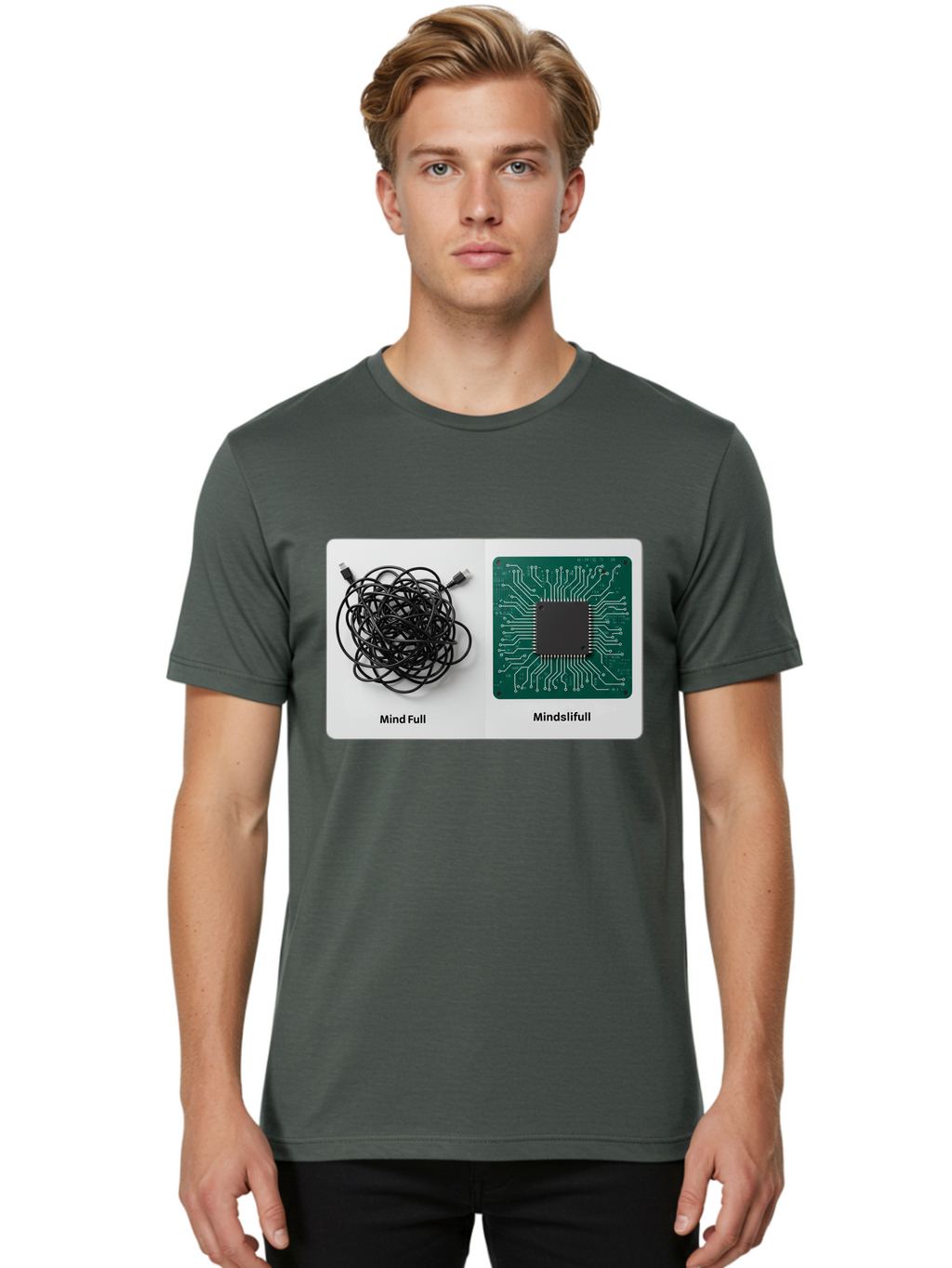 Mind-Full-Minds-Lifull Men'S Graphic Tee, 100% Cotton, Comfortable Casual Summer Wear, Machine Washable, Vintage Camera, Old Camera, Antique Camera, Black Camera, Classic Photography, Photography Equipment, Nostalgic Device, Film Camera, Bao657