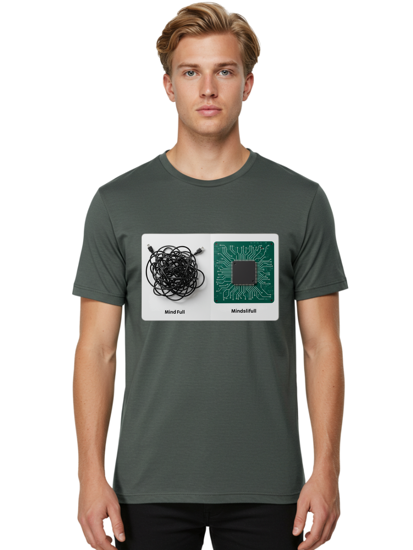 Mind-Full-Minds-Lifull Men'S Graphic Tee, 100% Cotton, Comfortable Casual Summer Wear, Machine Washable, Vintage Camera, Old Camera, Antique Camera, Black Camera, Classic Photography, Photography Equipment, Nostalgic Device, Film Camera, Bao657