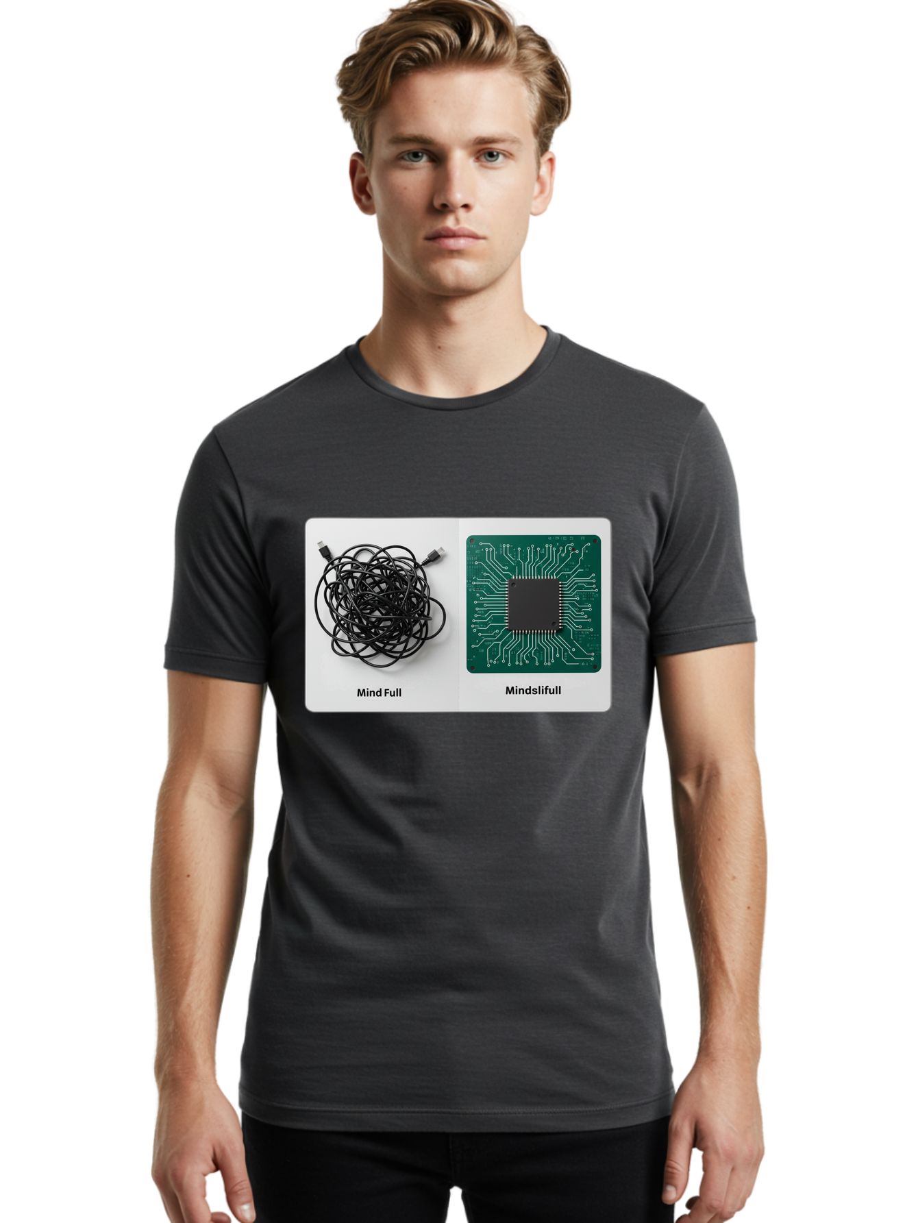 Mind-Full-Minds-Lifull Men'S Graphic Tee, 100% Cotton, Comfortable Casual Summer Wear, Machine Washable, Vintage Camera, Old Camera, Antique Camera, Black Camera, Classic Photography, Photography Equipment, Nostalgic Device, Film Camera, Bao657