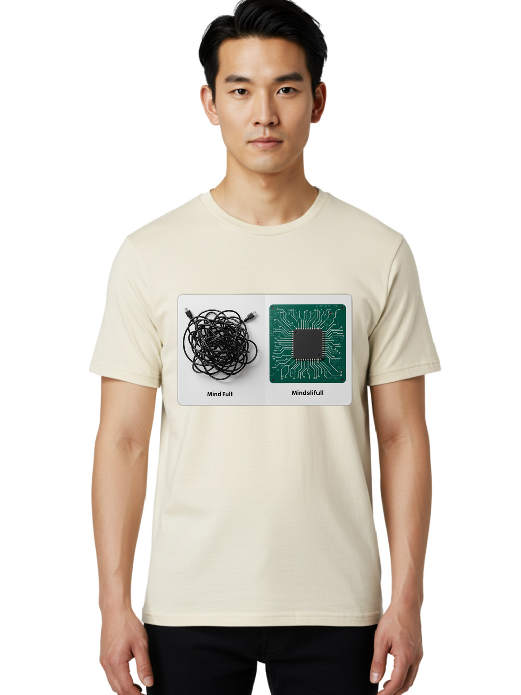 Mind-Full-Minds-Lifull Men'S Graphic Tee, 100% Cotton, Comfortable Casual Summer Wear, Machine Washable, Vintage Camera, Old Camera, Antique Camera, Black Camera, Classic Photography, Photography Equipment, Nostalgic Device, Film Camera, Bao657
