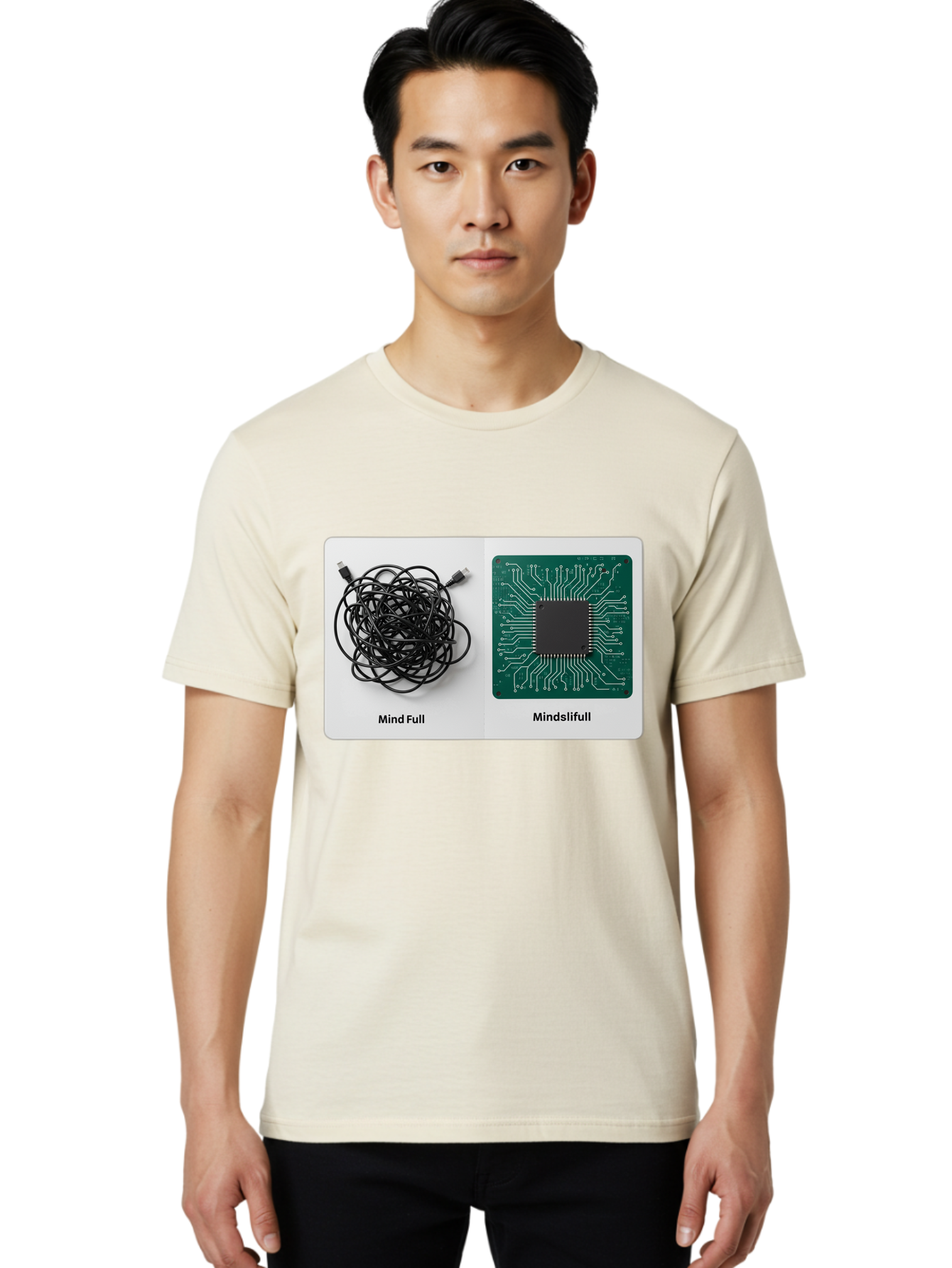 Mind-Full-Minds-Lifull Men'S Graphic Tee, 100% Cotton, Comfortable Casual Summer Wear, Machine Washable, Vintage Camera, Old Camera, Antique Camera, Black Camera, Classic Photography, Photography Equipment, Nostalgic Device, Film Camera, Bao657