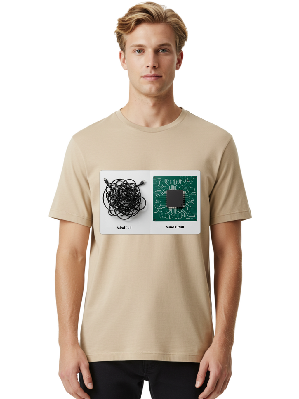 Mind-Full-Minds-Lifull Men'S Graphic Tee, 100% Cotton, Comfortable Casual Summer Wear, Machine Washable, Vintage Camera, Old Camera, Antique Camera, Black Camera, Classic Photography, Photography Equipment, Nostalgic Device, Film Camera, Bao657