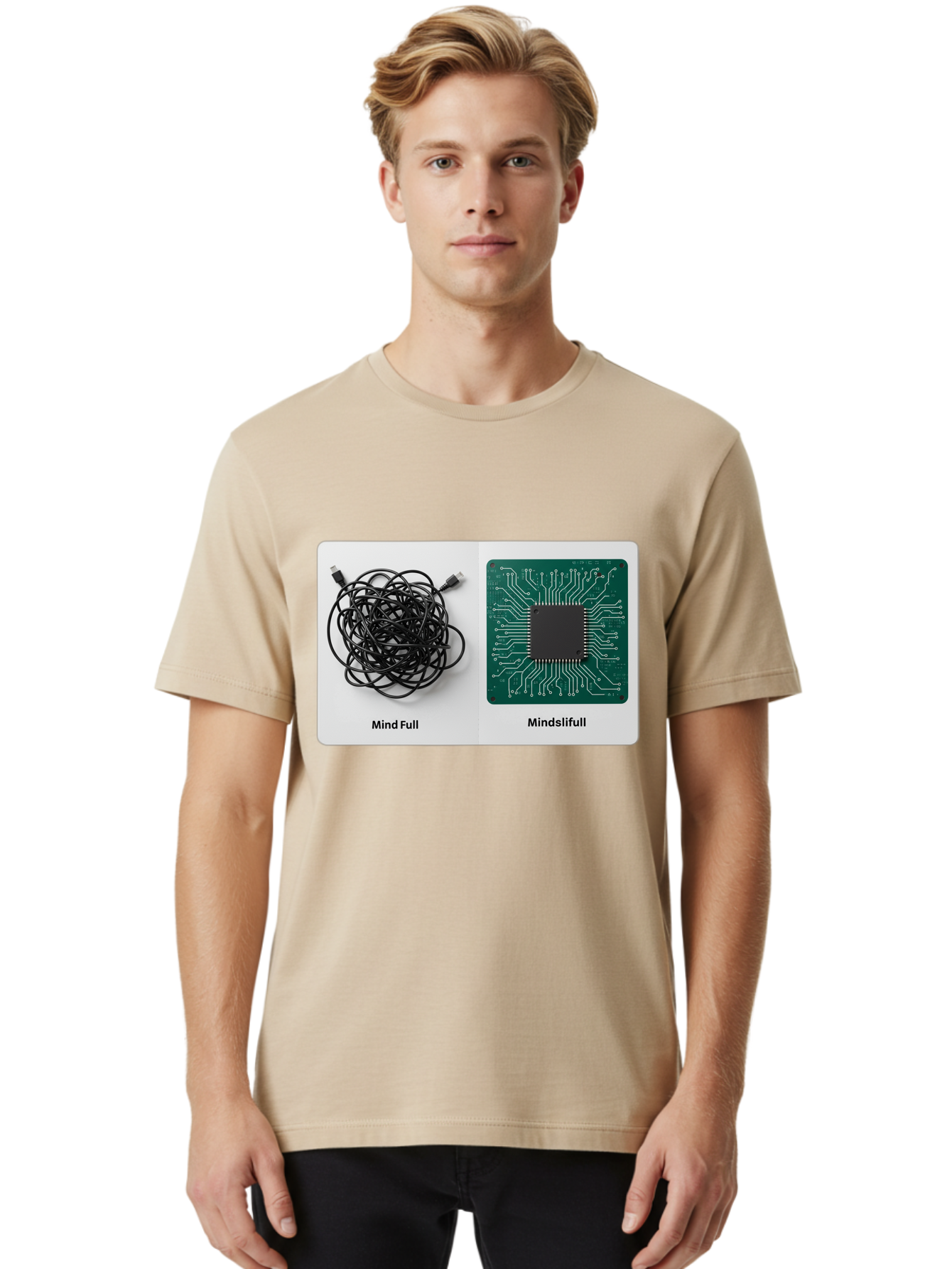 Mind-Full-Minds-Lifull Men'S Graphic Tee, 100% Cotton, Comfortable Casual Summer Wear, Machine Washable, Vintage Camera, Old Camera, Antique Camera, Black Camera, Classic Photography, Photography Equipment, Nostalgic Device, Film Camera, Bao657