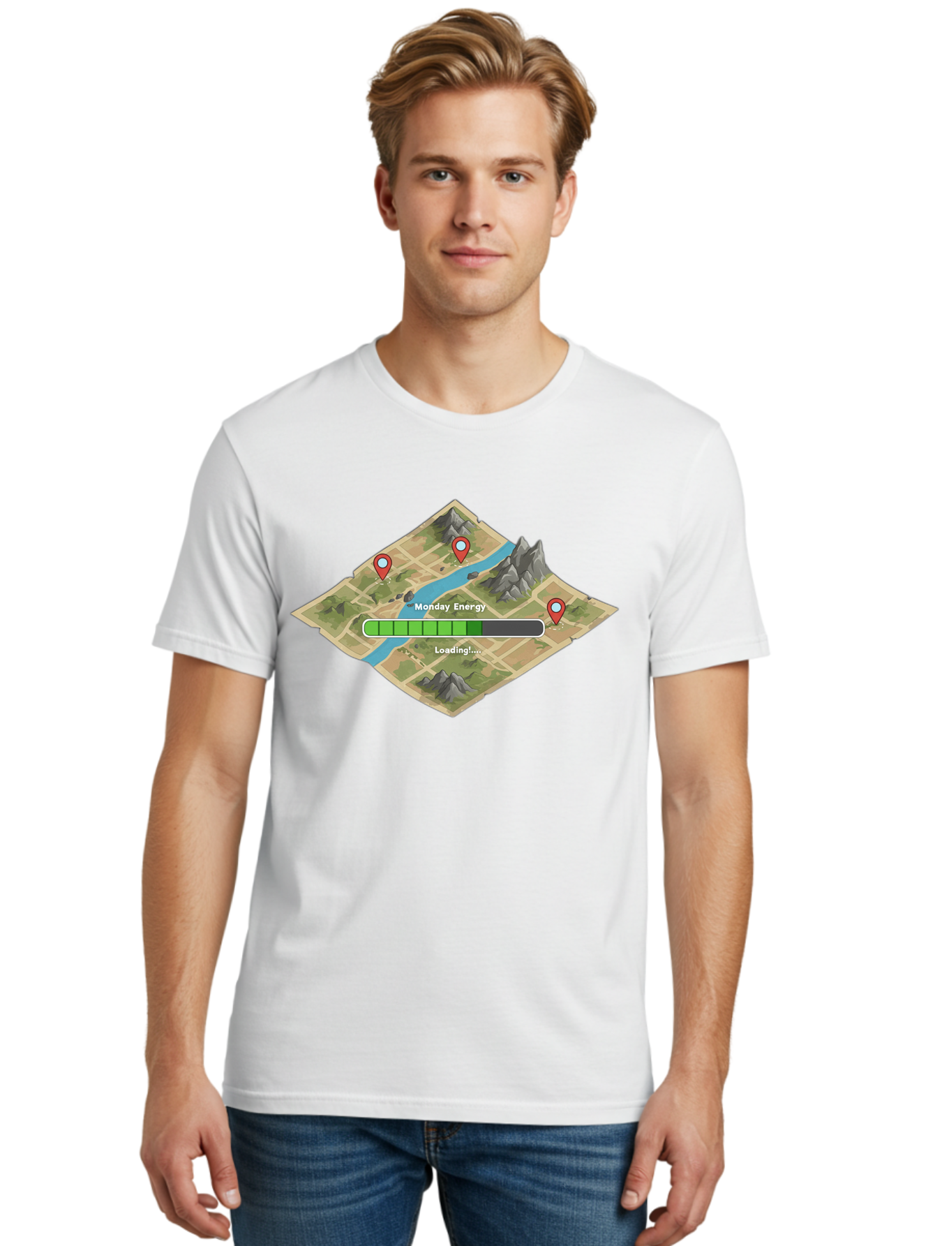 Monday-Energy Men'S Graphic Tee, 100% Cotton, Comfortable Casual Summer Wear, Machine Washable, Vintage Camera, Old Camera, Antique Camera, Black Camera, Classic Photography, Photography Equipment, Nostalgic Device, Film Camera, Camera Art Bao662
