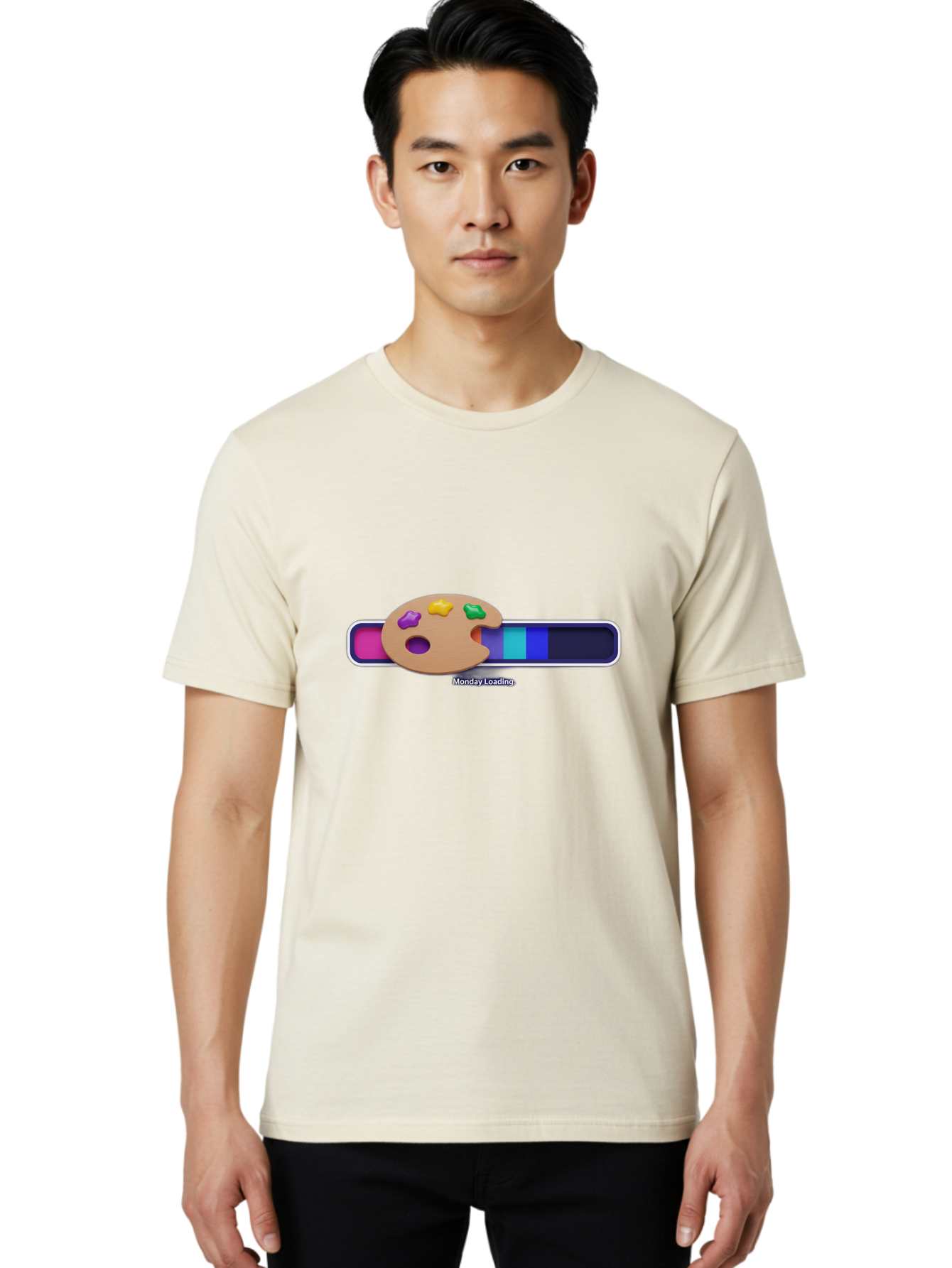 Monday-Loading Men'S Graphic Tee, 100% Cotton, Comfortable Casual Summer Wear, Machine Washable, Vintage Camera, Old Camera, Antique Camera, Black Camera, Classic Photography, Photography Equipment, Nostalgic Device, Film Camera, Camera Art Bao663