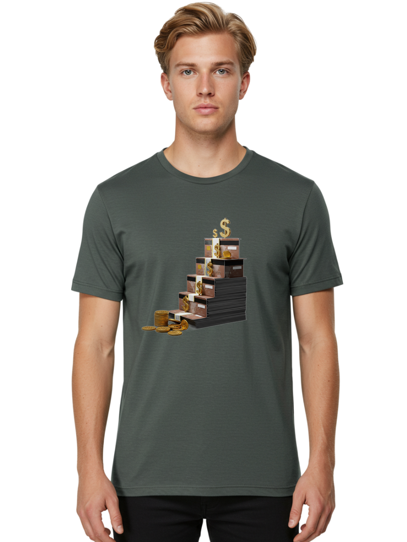 Money-Stack Men'S Graphic Tee, 100% Cotton, Comfortable Casual Summer Wear, Machine Washable, Vintage Camera, Old Camera, Antique Camera, Black Camera, Classic Photography, Photography Equipment, Nostalgic Device, Film Camera, Camera Art Bao664