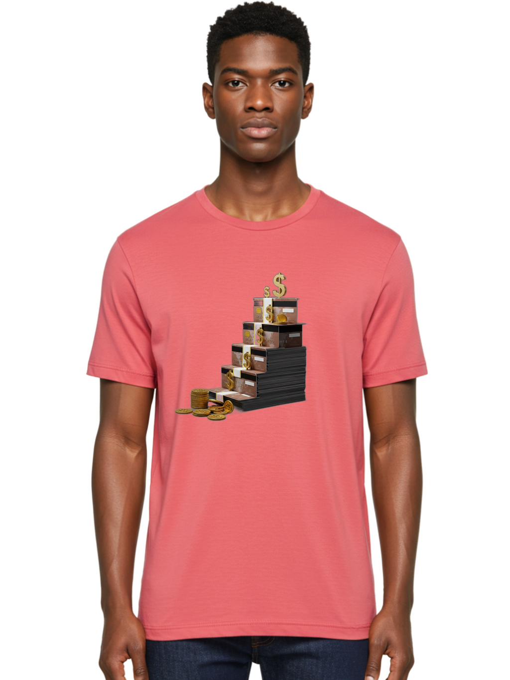 Money-Stack Men'S Graphic Tee, 100% Cotton, Comfortable Casual Summer Wear, Machine Washable, Vintage Camera, Old Camera, Antique Camera, Black Camera, Classic Photography, Photography Equipment, Nostalgic Device, Film Camera, Camera Art Bao664