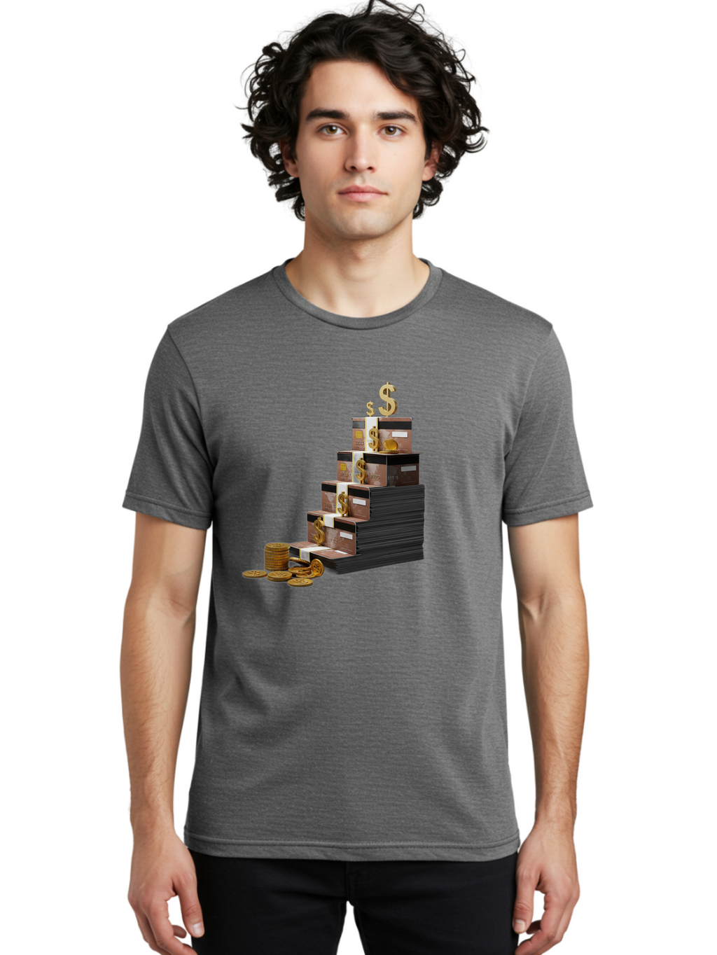 Money-Stack Men'S Graphic Tee, 100% Cotton, Comfortable Casual Summer Wear, Machine Washable, Vintage Camera, Old Camera, Antique Camera, Black Camera, Classic Photography, Photography Equipment, Nostalgic Device, Film Camera, Camera Art Bao664