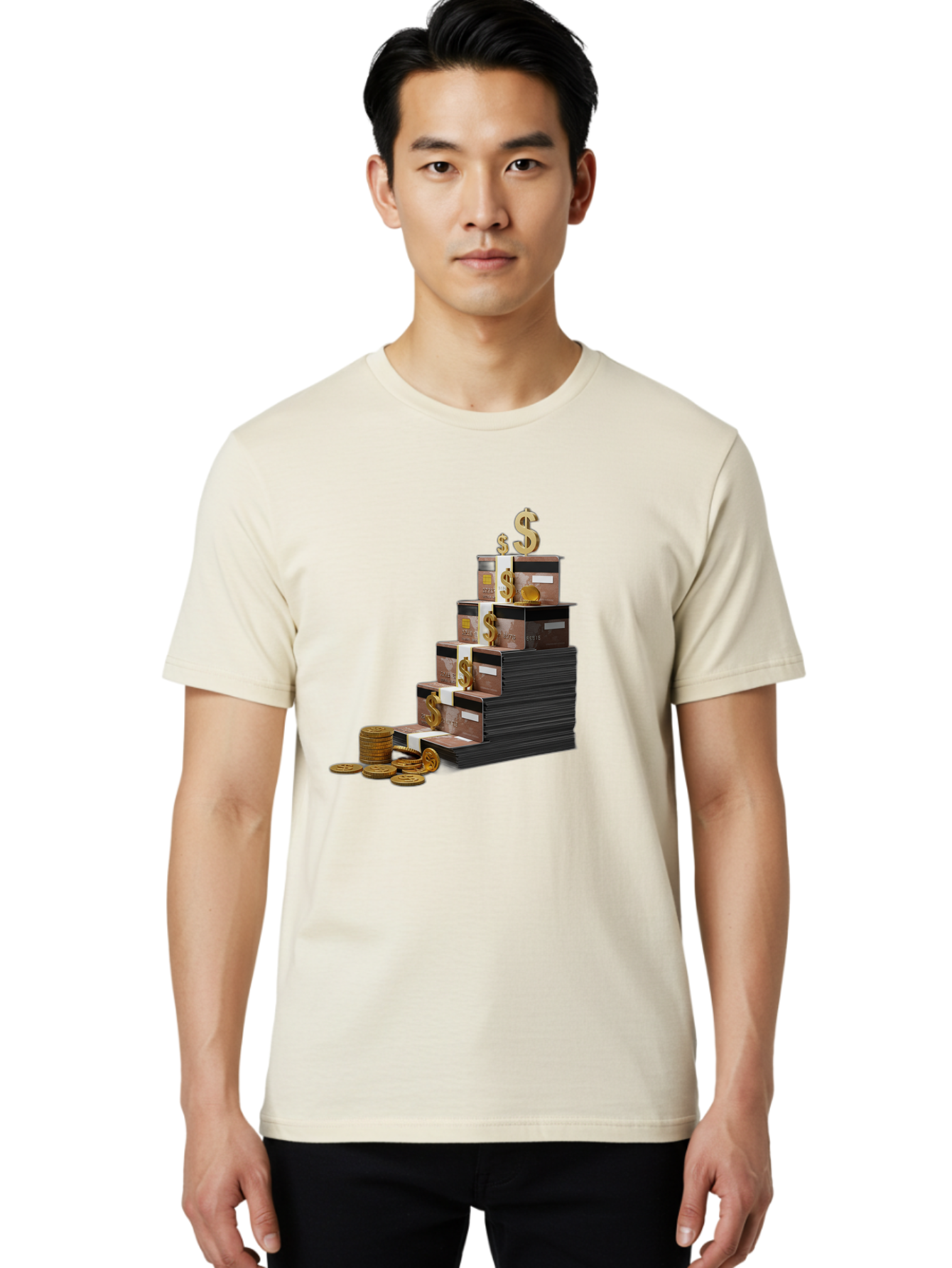 Money-Stack Men'S Graphic Tee, 100% Cotton, Comfortable Casual Summer Wear, Machine Washable, Vintage Camera, Old Camera, Antique Camera, Black Camera, Classic Photography, Photography Equipment, Nostalgic Device, Film Camera, Camera Art Bao664