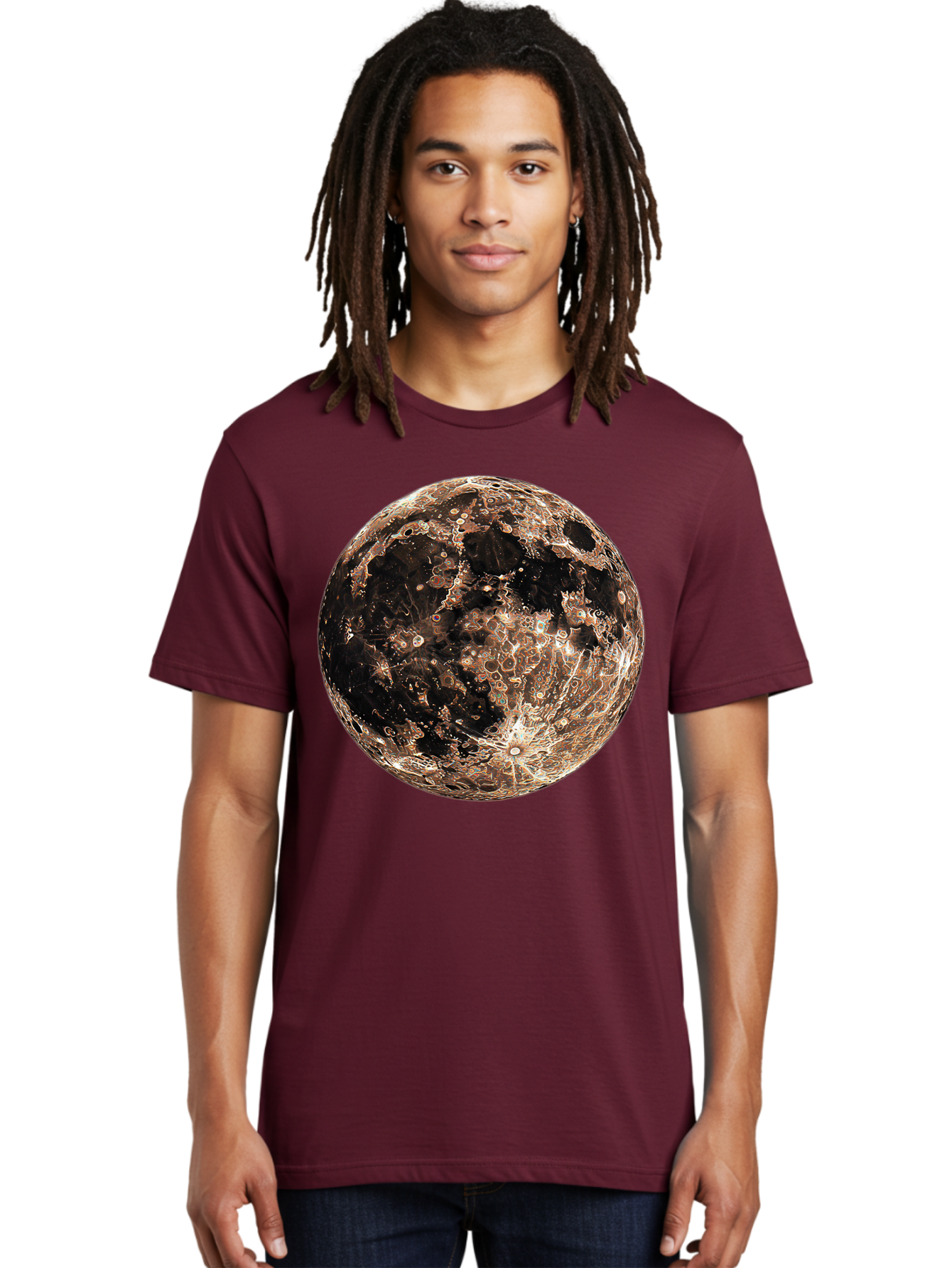 Moon-1 Men'S Graphic Tee, 100% Cotton, Comfortable Casual Summer Wear, Machine Washable, Vintage Camera, Old Camera, Antique Camera, Black Camera, Classic Photography, Photography Equipment, Nostalgic Device, Film Camera, Camera Art Bao665