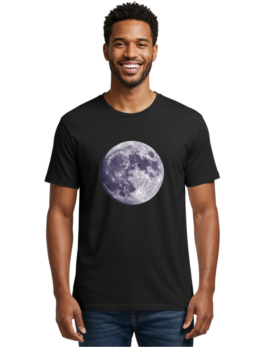 Moon-2 Men'S Graphic Tee, 100% Cotton, Comfortable Casual Summer Wear, Machine Washable, Vintage Camera, Old Camera, Antique Camera, Black Camera, Classic Photography, Photography Equipment, Nostalgic Device, Film Camera, Camera Art Bao666