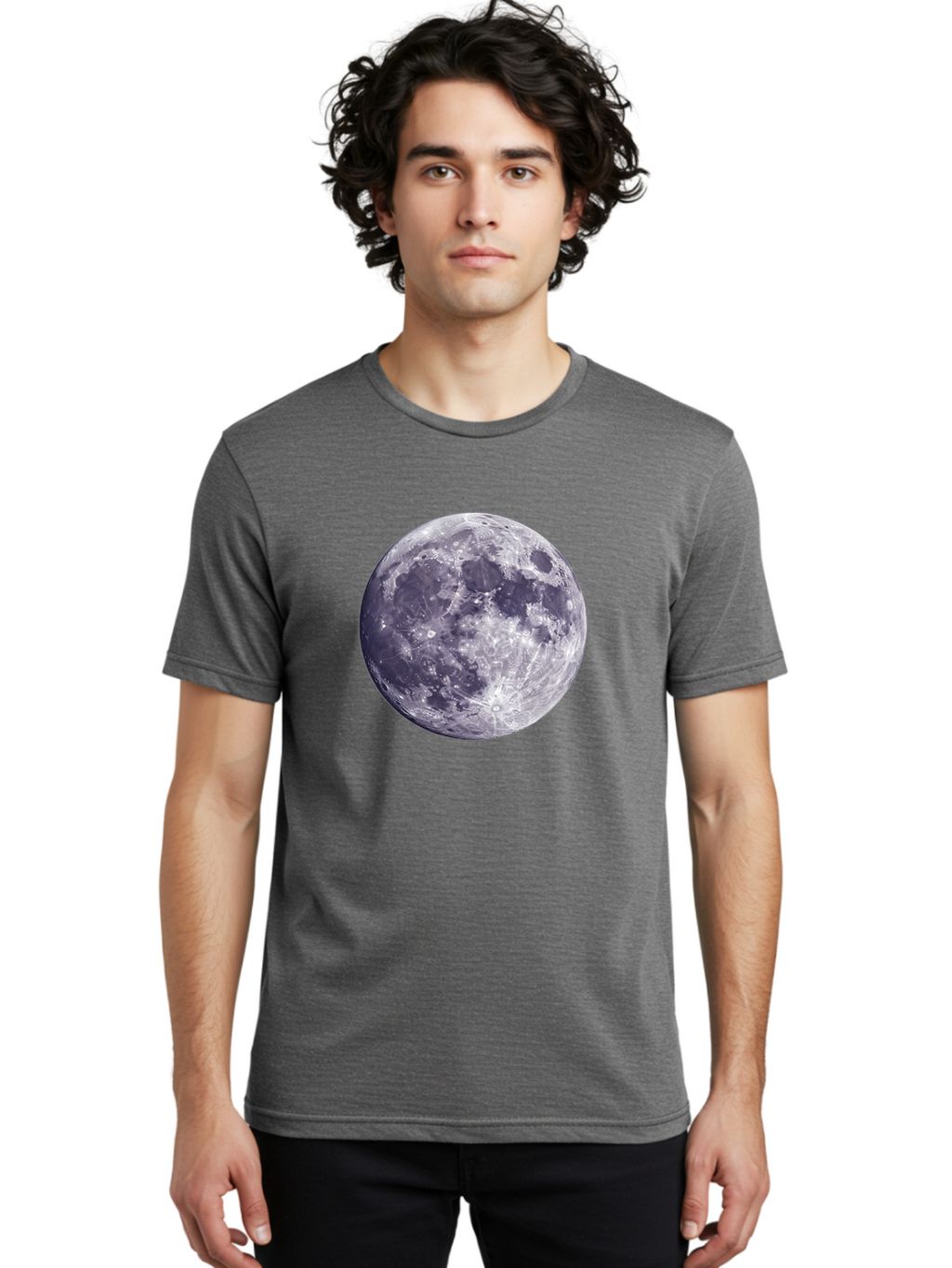 Moon-2 Men'S Graphic Tee, 100% Cotton, Comfortable Casual Summer Wear, Machine Washable, Vintage Camera, Old Camera, Antique Camera, Black Camera, Classic Photography, Photography Equipment, Nostalgic Device, Film Camera, Camera Art Bao666