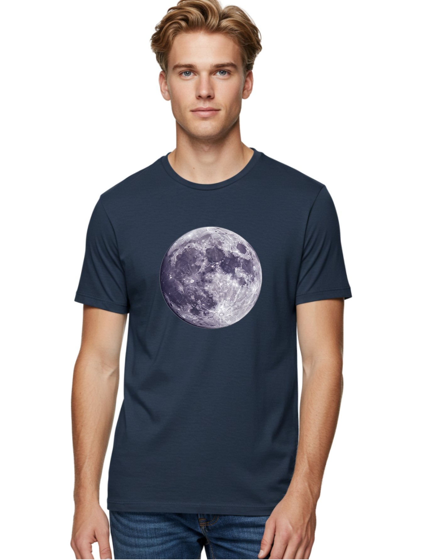 Moon-2 Men'S Graphic Tee, 100% Cotton, Comfortable Casual Summer Wear, Machine Washable, Vintage Camera, Old Camera, Antique Camera, Black Camera, Classic Photography, Photography Equipment, Nostalgic Device, Film Camera, Camera Art Bao666