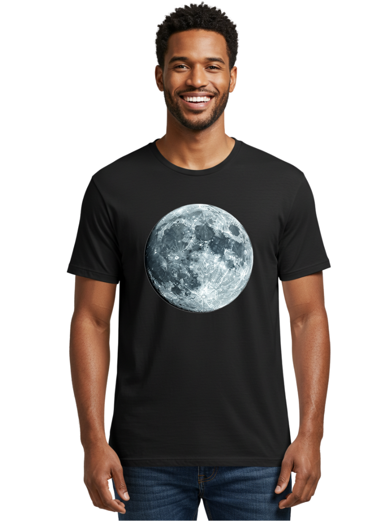 Moon-3 Men'S Graphic Tee, 100% Cotton, Comfortable Casual Summer Wear, Machine Washable, Vintage Camera, Old Camera, Antique Camera, Black Camera, Classic Photography, Photography Equipment, Nostalgic Device, Film Camera, Camera Art Bao667
