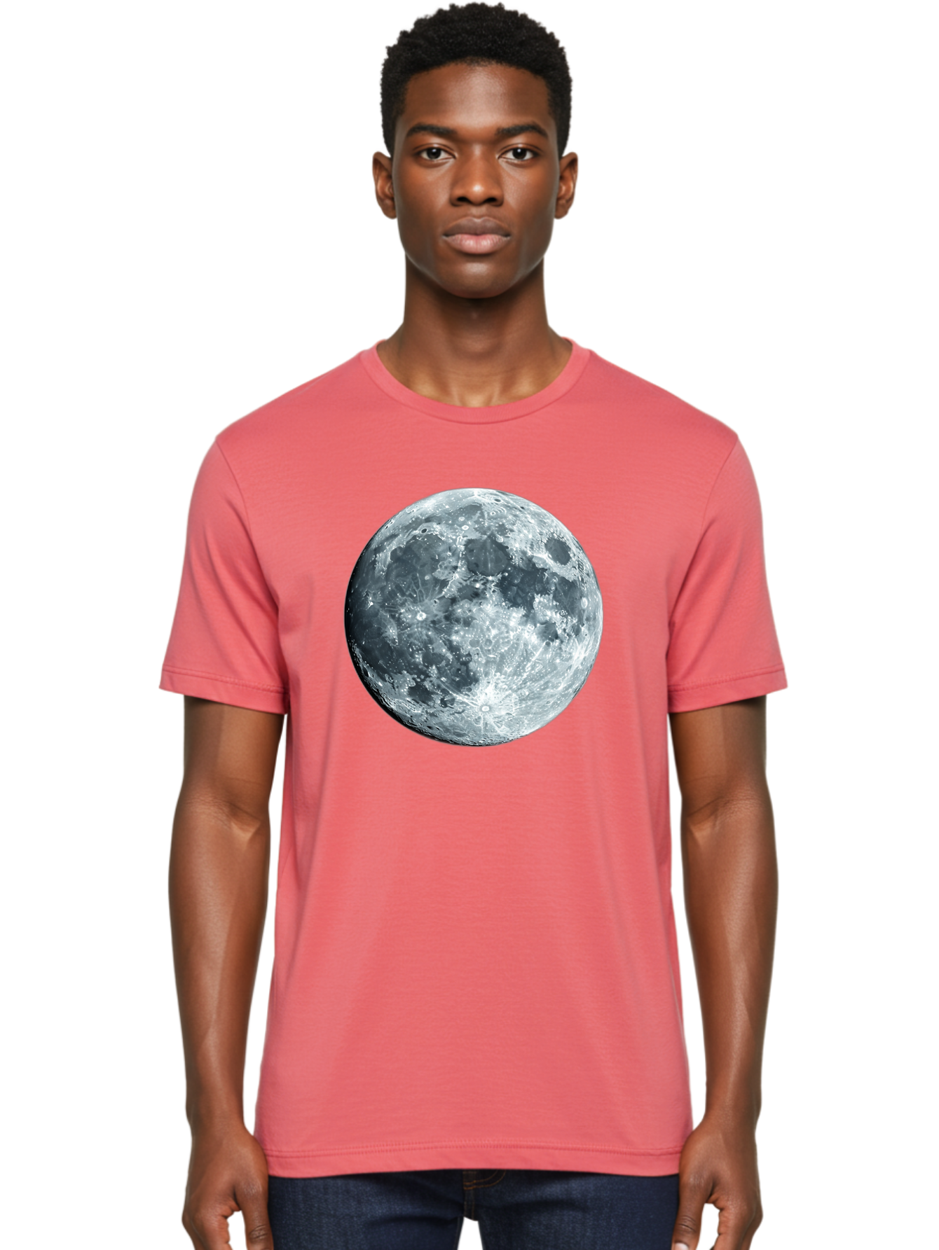 Moon-3 Men'S Graphic Tee, 100% Cotton, Comfortable Casual Summer Wear, Machine Washable, Vintage Camera, Old Camera, Antique Camera, Black Camera, Classic Photography, Photography Equipment, Nostalgic Device, Film Camera, Camera Art Bao667