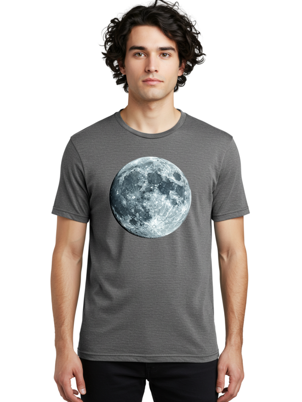 Moon-3 Men'S Graphic Tee, 100% Cotton, Comfortable Casual Summer Wear, Machine Washable, Vintage Camera, Old Camera, Antique Camera, Black Camera, Classic Photography, Photography Equipment, Nostalgic Device, Film Camera, Camera Art Bao667