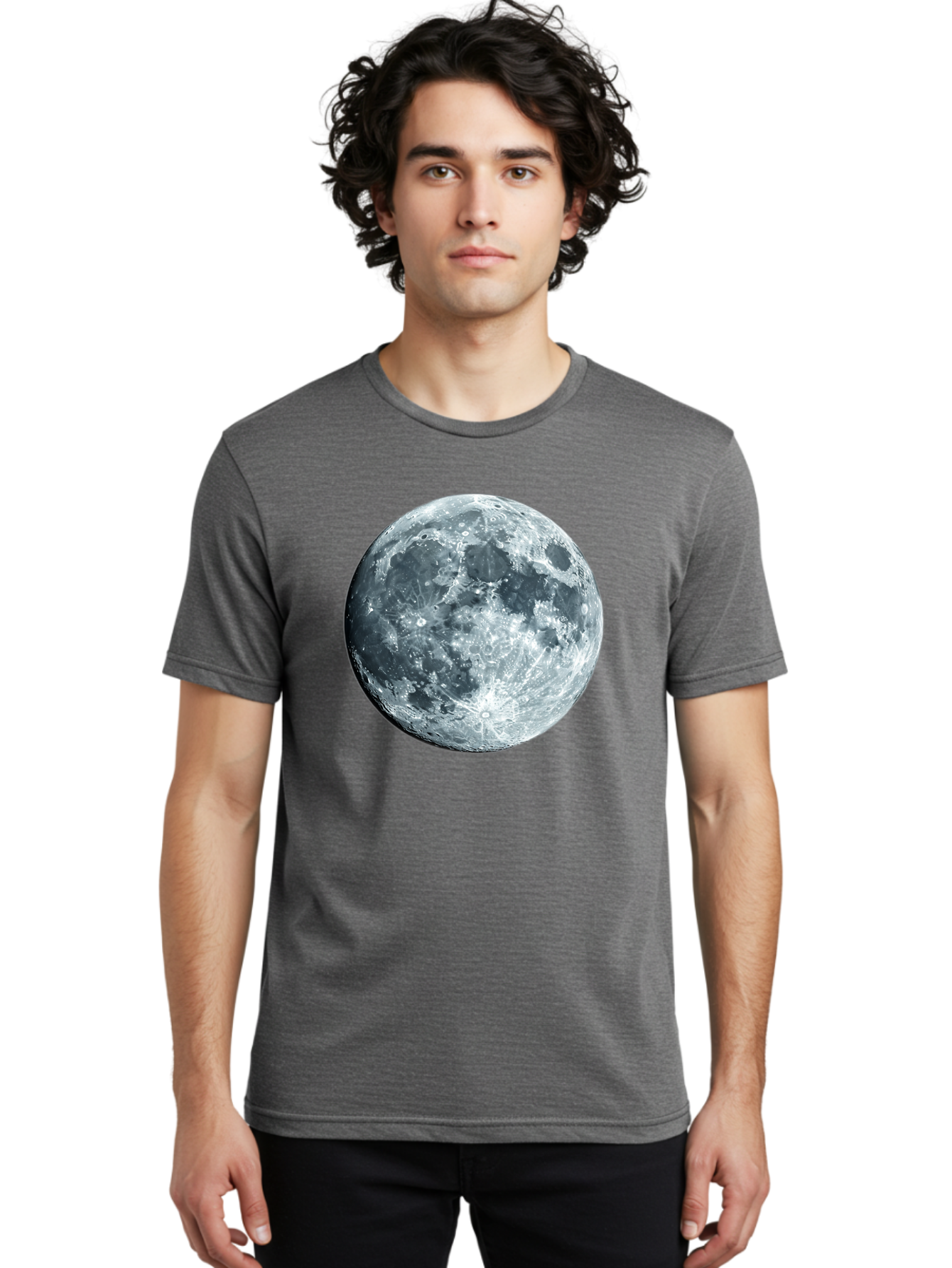 Moon-3 Men'S Graphic Tee, 100% Cotton, Comfortable Casual Summer Wear, Machine Washable, Vintage Camera, Old Camera, Antique Camera, Black Camera, Classic Photography, Photography Equipment, Nostalgic Device, Film Camera, Camera Art Bao667