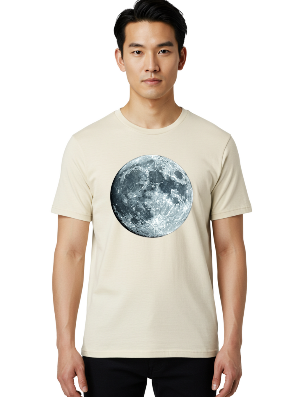 Moon-3 Men'S Graphic Tee, 100% Cotton, Comfortable Casual Summer Wear, Machine Washable, Vintage Camera, Old Camera, Antique Camera, Black Camera, Classic Photography, Photography Equipment, Nostalgic Device, Film Camera, Camera Art Bao667