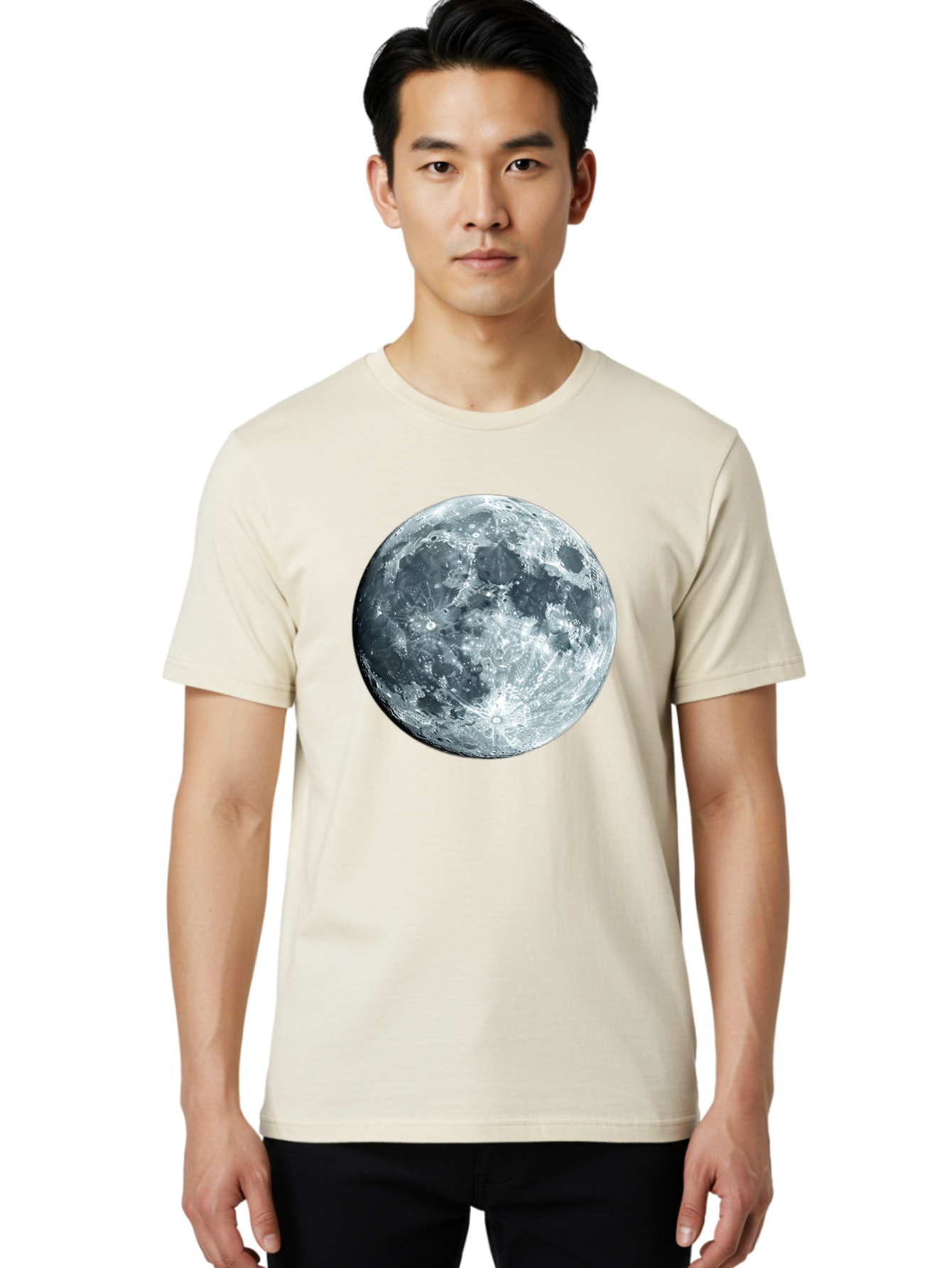 Moon-3 Men'S Graphic Tee, 100% Cotton, Comfortable Casual Summer Wear, Machine Washable, Vintage Camera, Old Camera, Antique Camera, Black Camera, Classic Photography, Photography Equipment, Nostalgic Device, Film Camera, Camera Art Bao667
