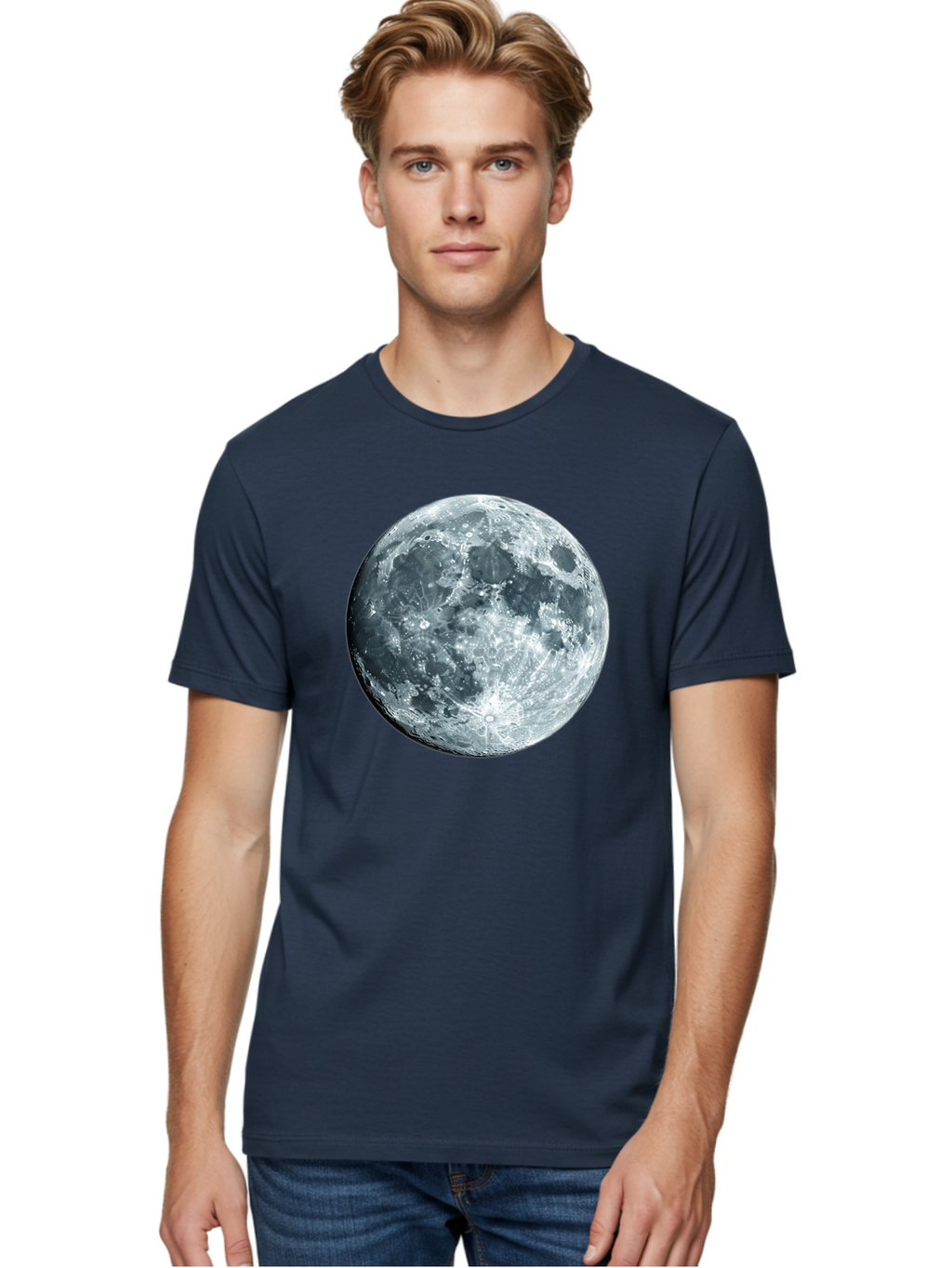 Moon-3 Men'S Graphic Tee, 100% Cotton, Comfortable Casual Summer Wear, Machine Washable, Vintage Camera, Old Camera, Antique Camera, Black Camera, Classic Photography, Photography Equipment, Nostalgic Device, Film Camera, Camera Art Bao667