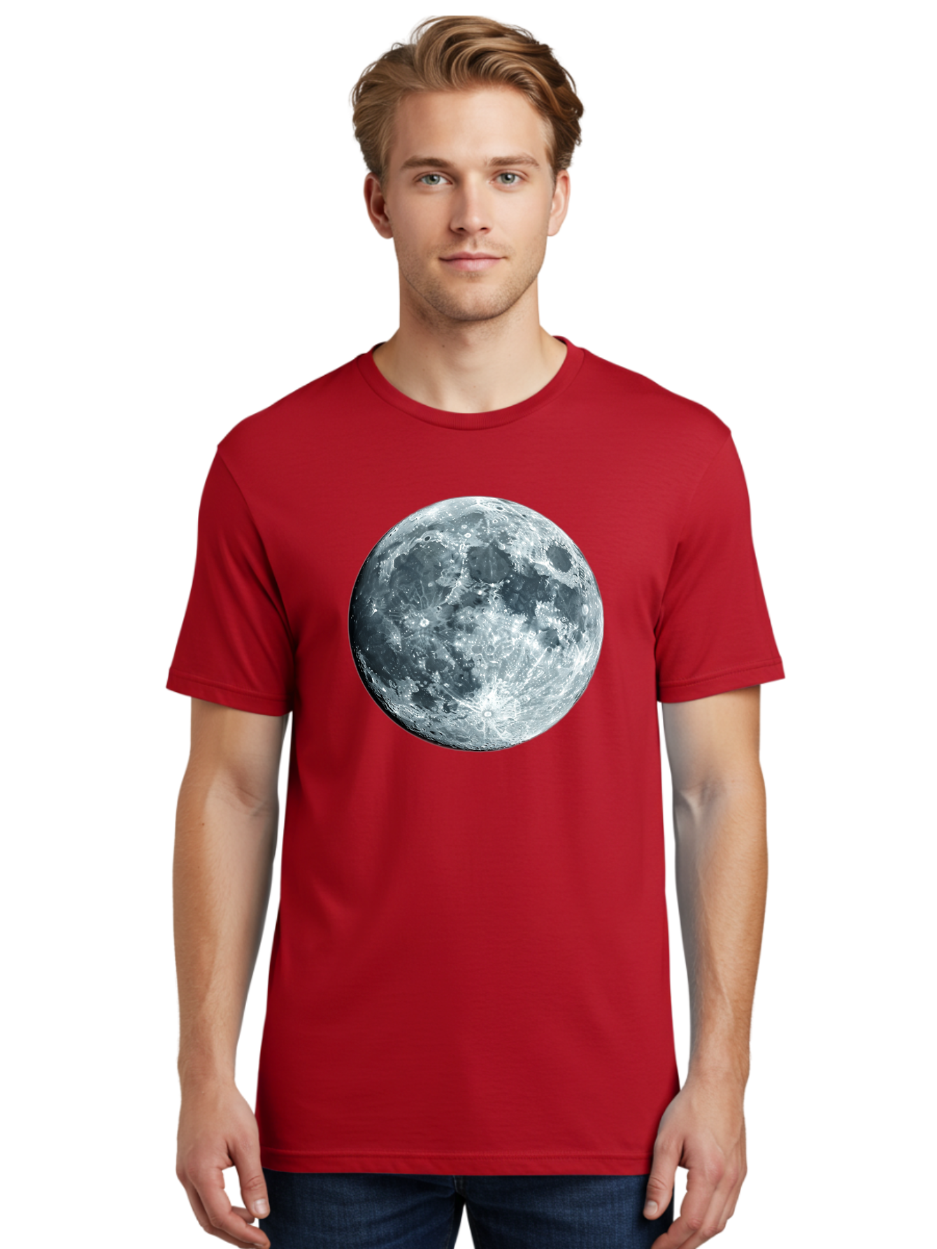 Moon-3 Men'S Graphic Tee, 100% Cotton, Comfortable Casual Summer Wear, Machine Washable, Vintage Camera, Old Camera, Antique Camera, Black Camera, Classic Photography, Photography Equipment, Nostalgic Device, Film Camera, Camera Art Bao667
