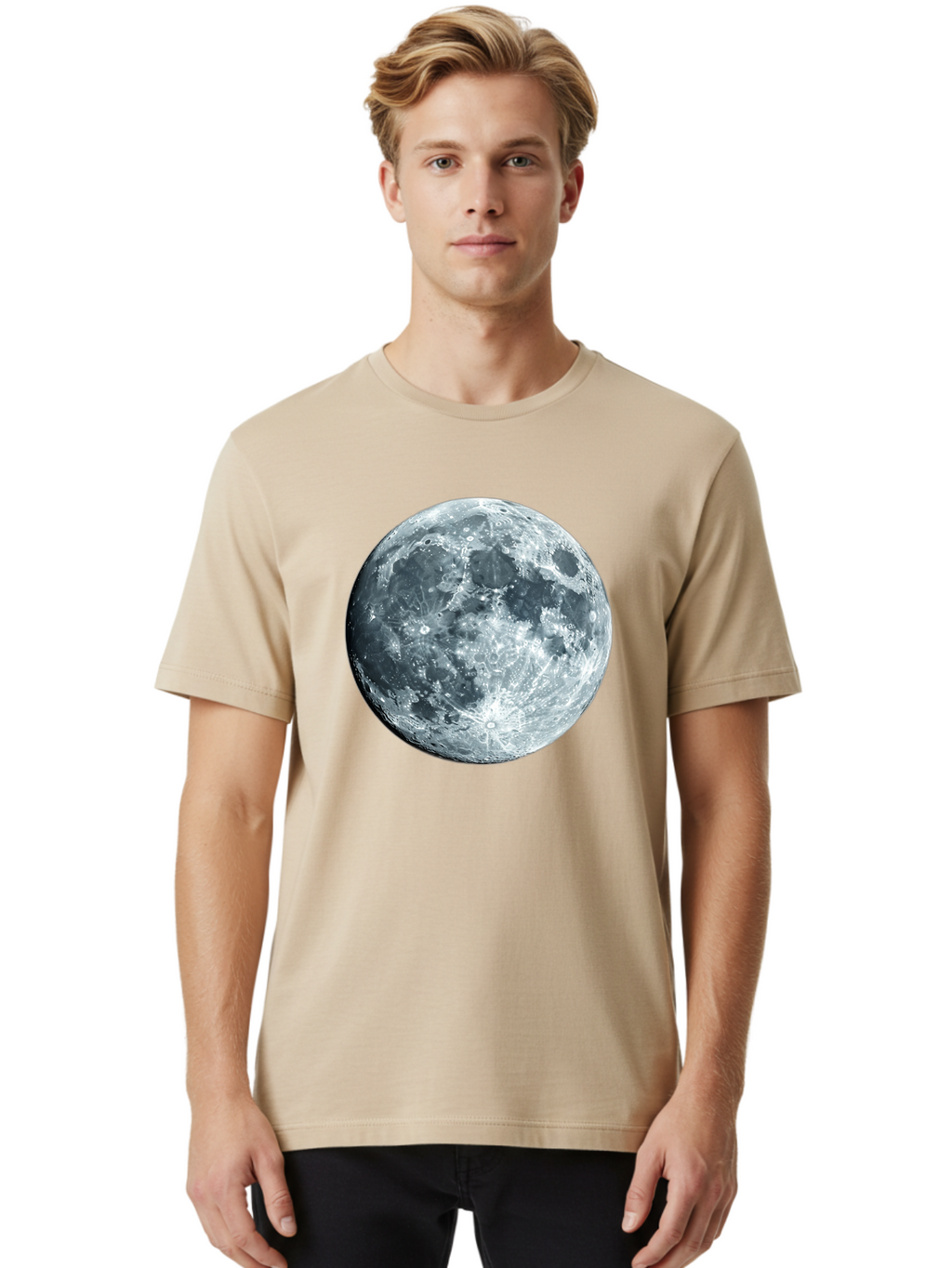 Moon-3 Men'S Graphic Tee, 100% Cotton, Comfortable Casual Summer Wear, Machine Washable, Vintage Camera, Old Camera, Antique Camera, Black Camera, Classic Photography, Photography Equipment, Nostalgic Device, Film Camera, Camera Art Bao667