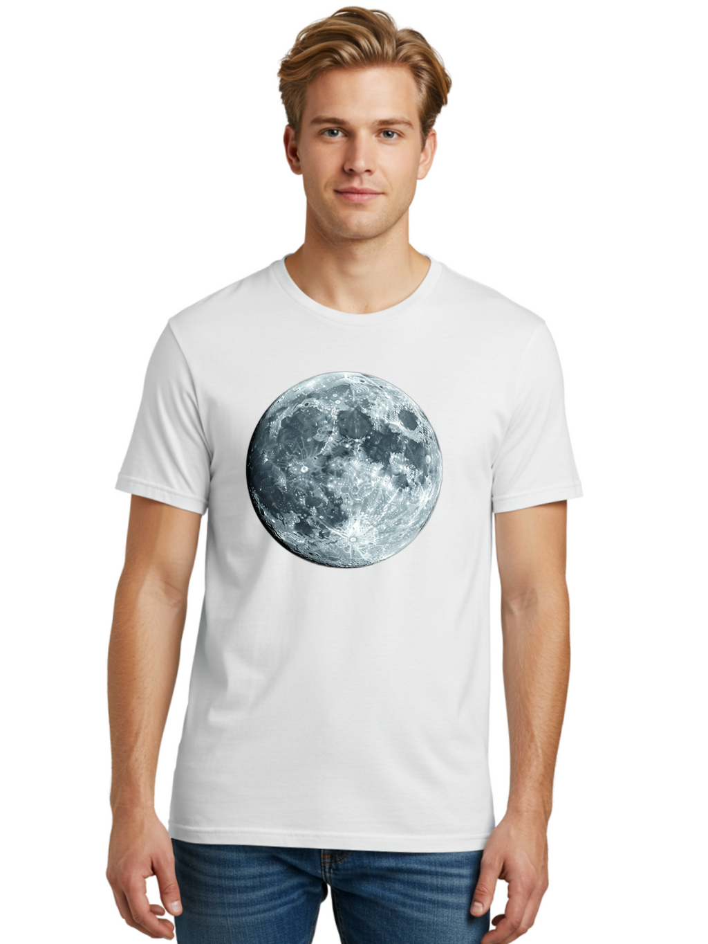 Moon-3 Men'S Graphic Tee, 100% Cotton, Comfortable Casual Summer Wear, Machine Washable, Vintage Camera, Old Camera, Antique Camera, Black Camera, Classic Photography, Photography Equipment, Nostalgic Device, Film Camera, Camera Art Bao667
